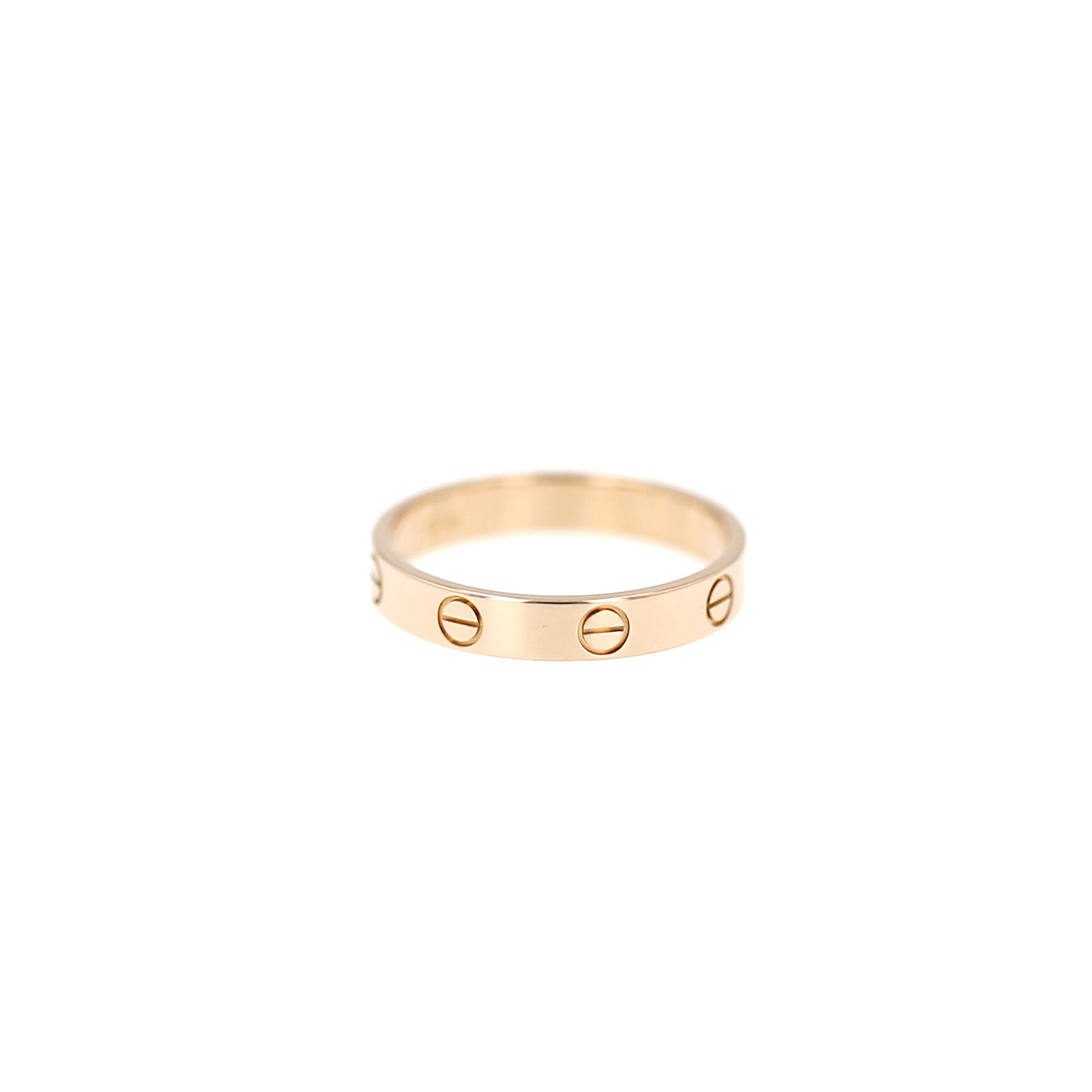 Cartier Love small model ring in pink gold