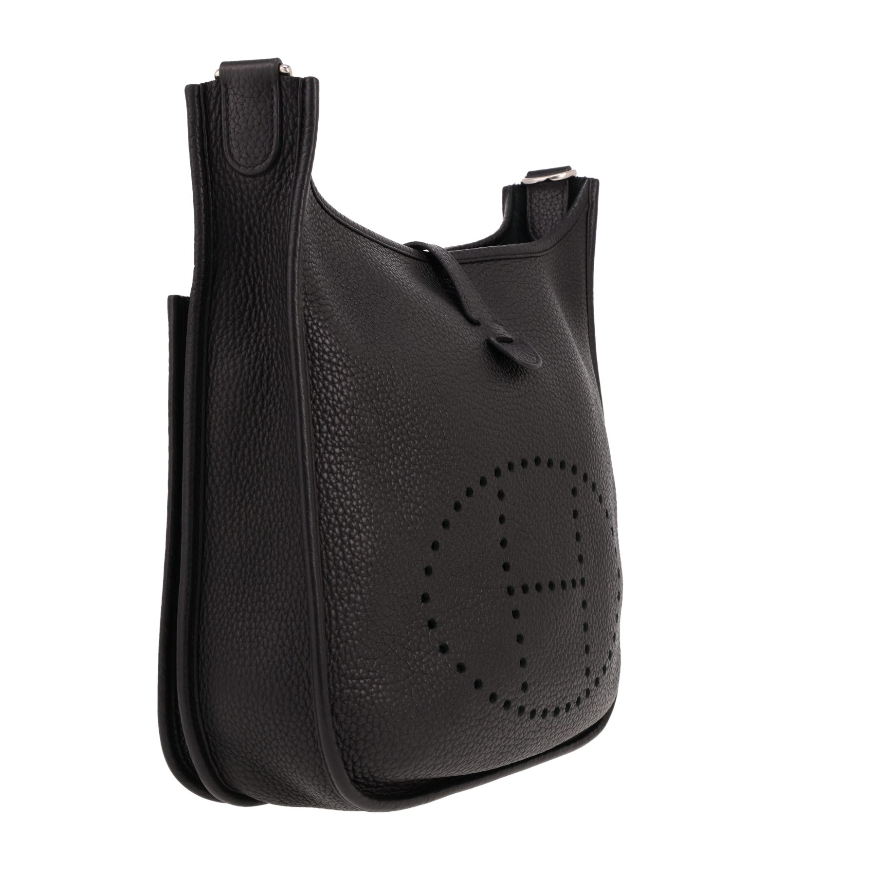 Hermès  Evelyne III shoulder bag  in black togo leather