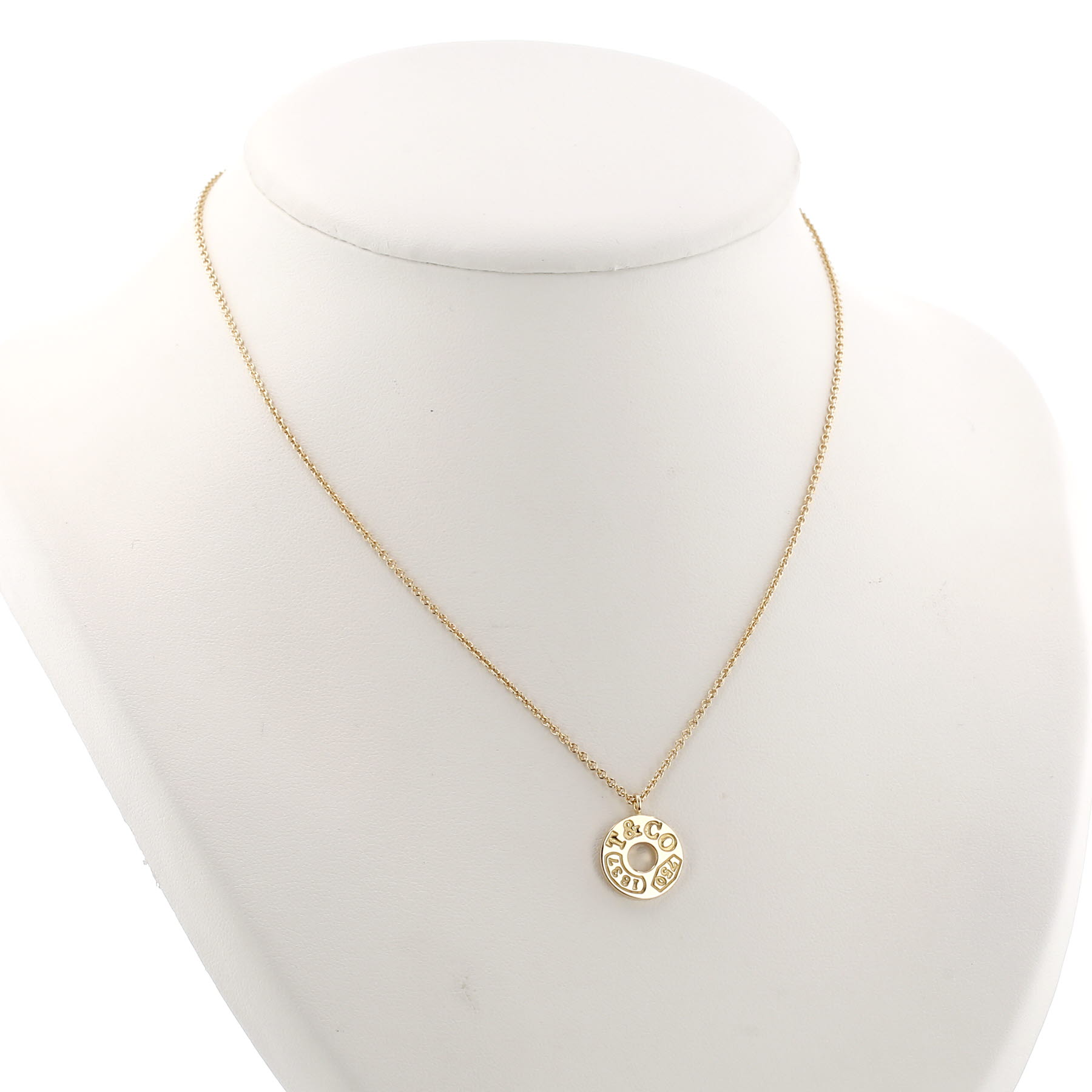 Collana Tiffany & Co 1837 in oro giallo
