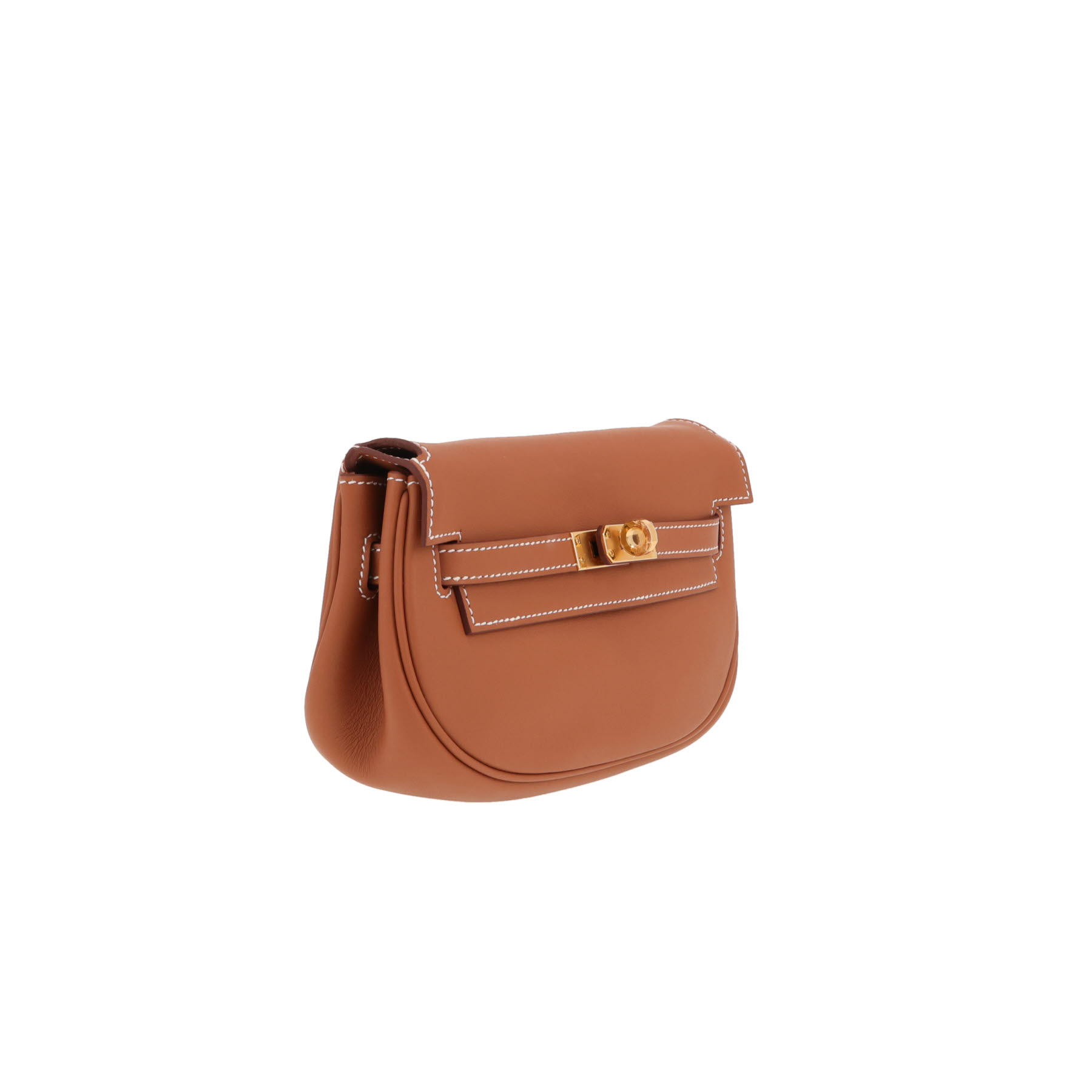 Borsa a tracolla Hermès  Kelly Moove in pelle Swift gold