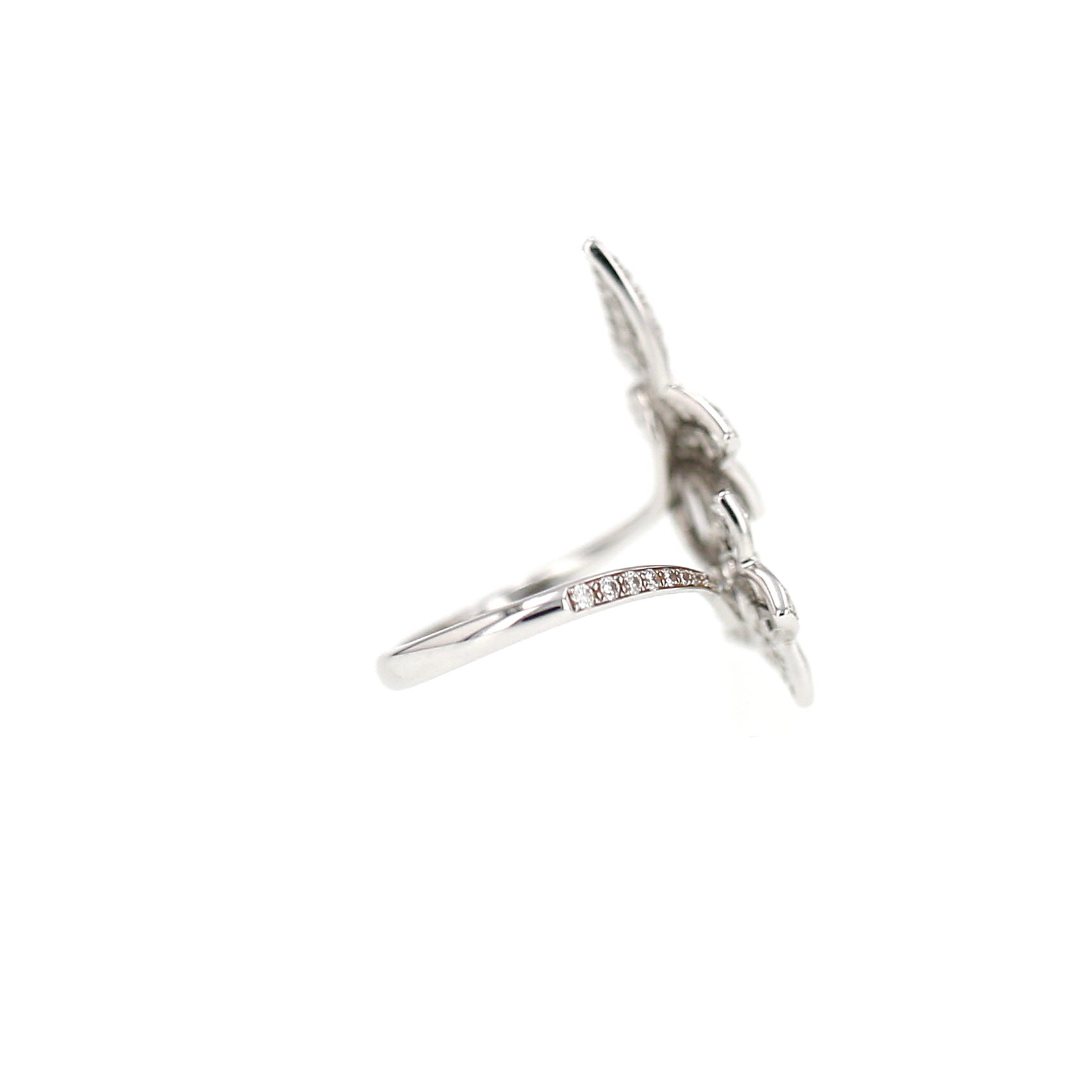 Boucheron Lierre de Paris small model ring in white gold and diamonds