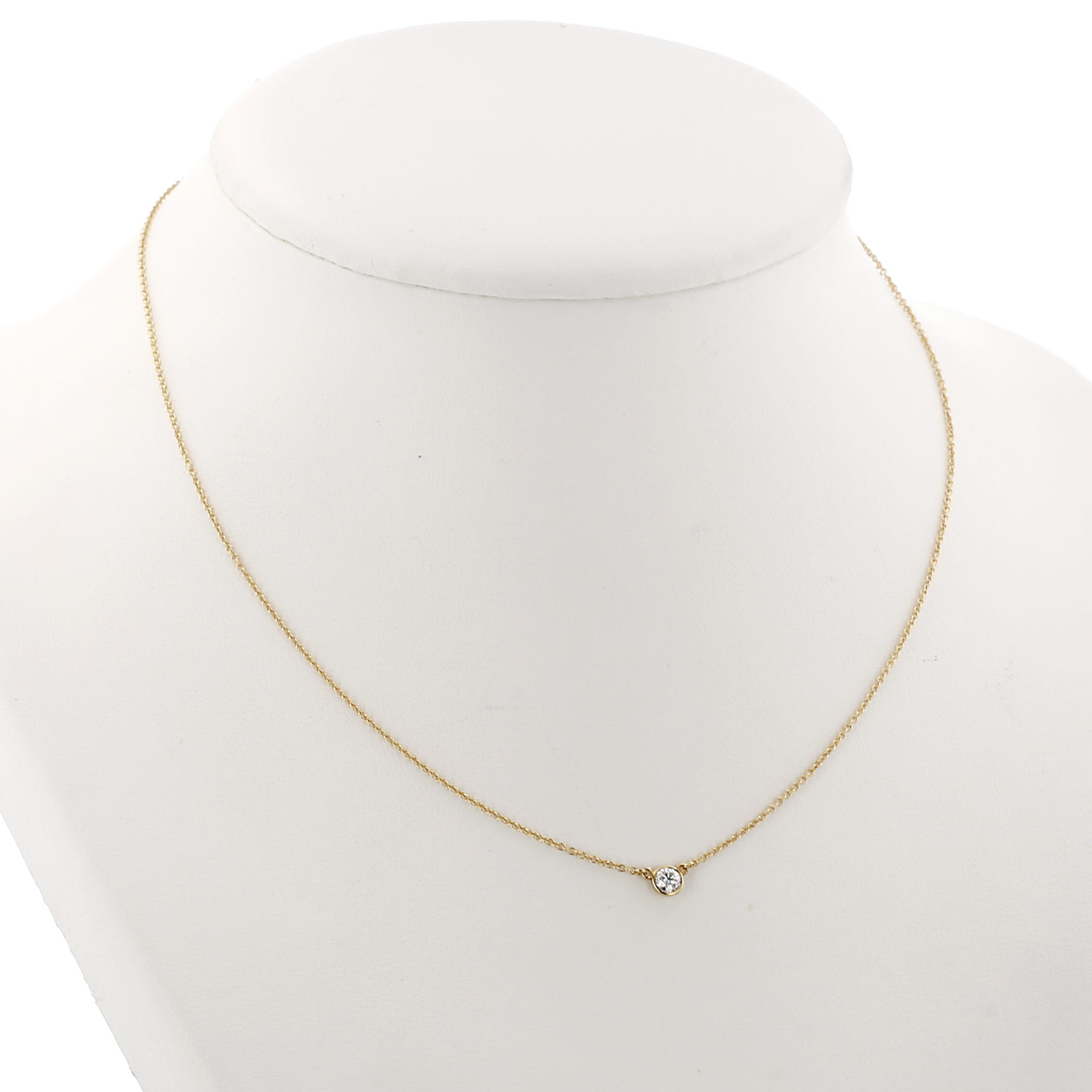 Tiffany & Co ‘Diamonds By The Yard’ necklace in yellow gold and diamonds