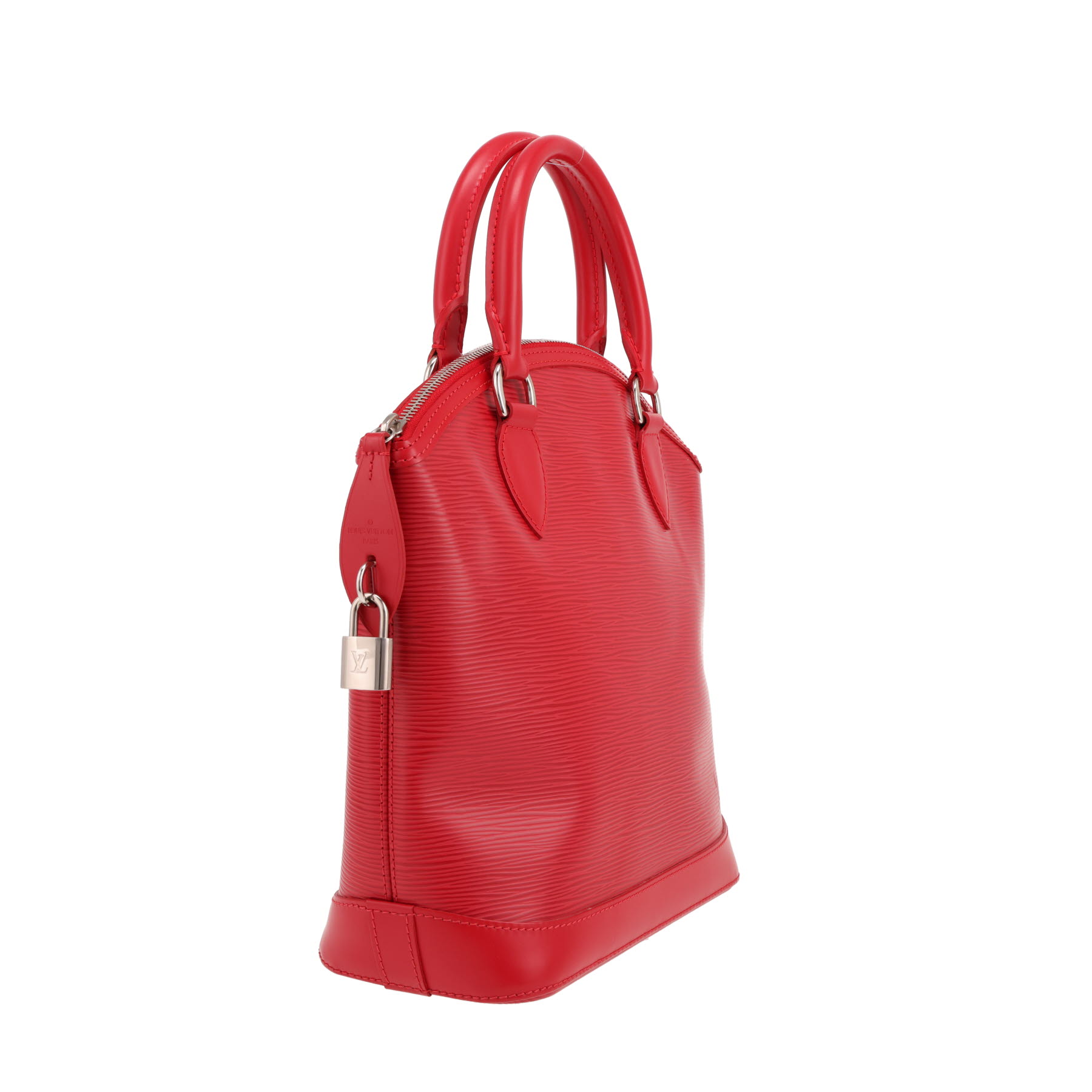 Sac à main Louis Vuitton  Lockit en cuir épi rouge
