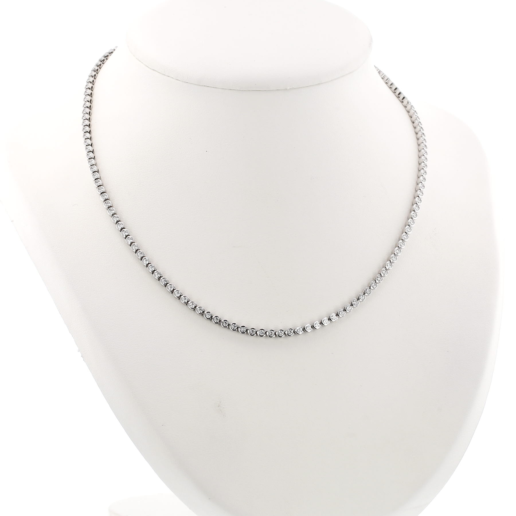 Cartier Lignes Essentielles C de Cartier necklace in white gold and diamonds
