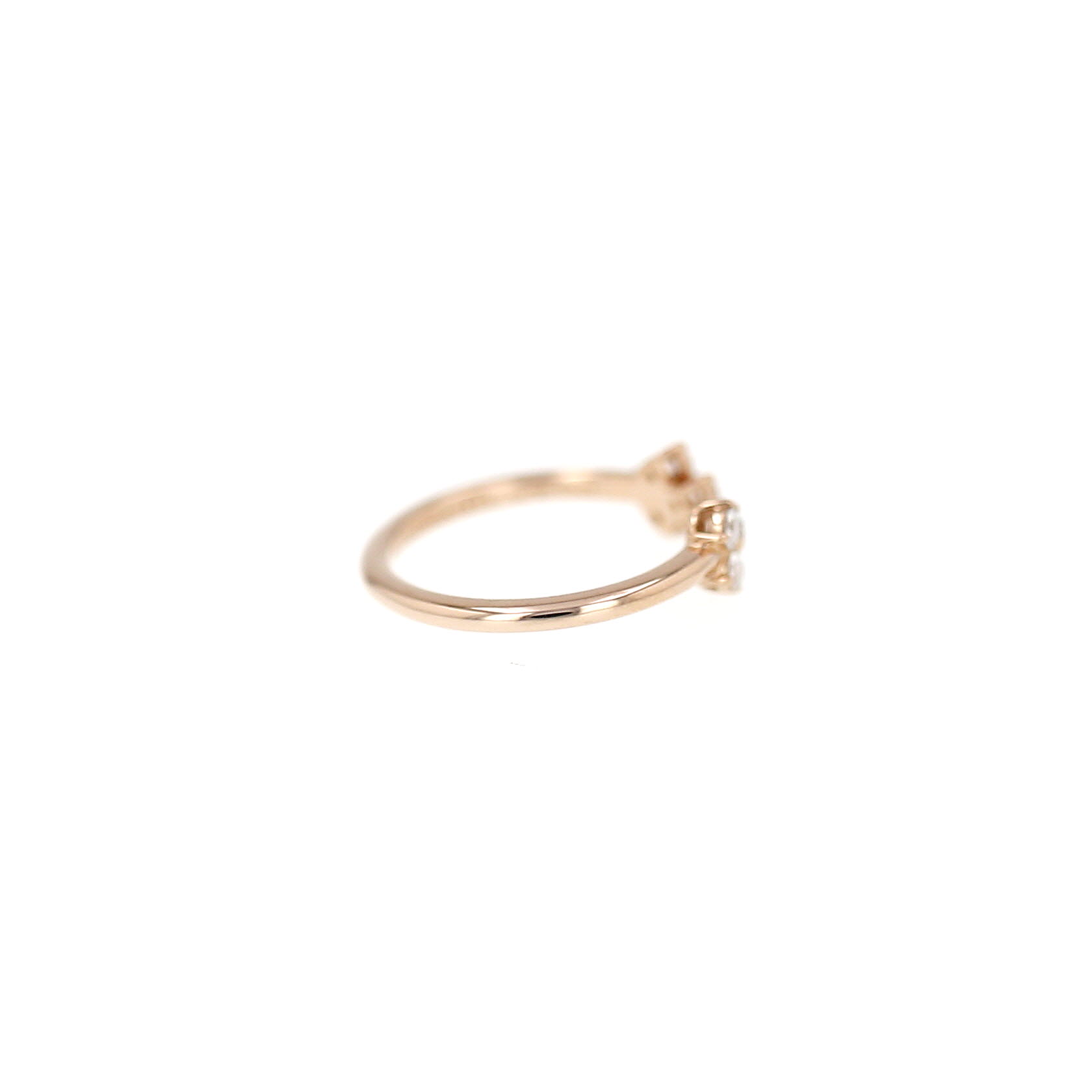 Tiffany & Co Aria ring in pink gold and diamonds