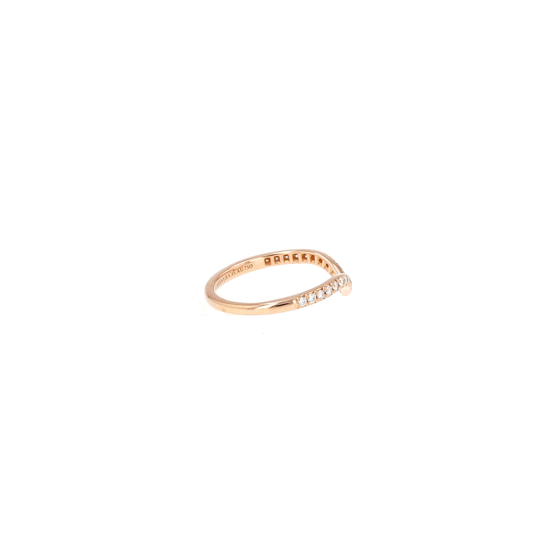 Tiffany & Co Soleste ring in pink gold and diamonds
