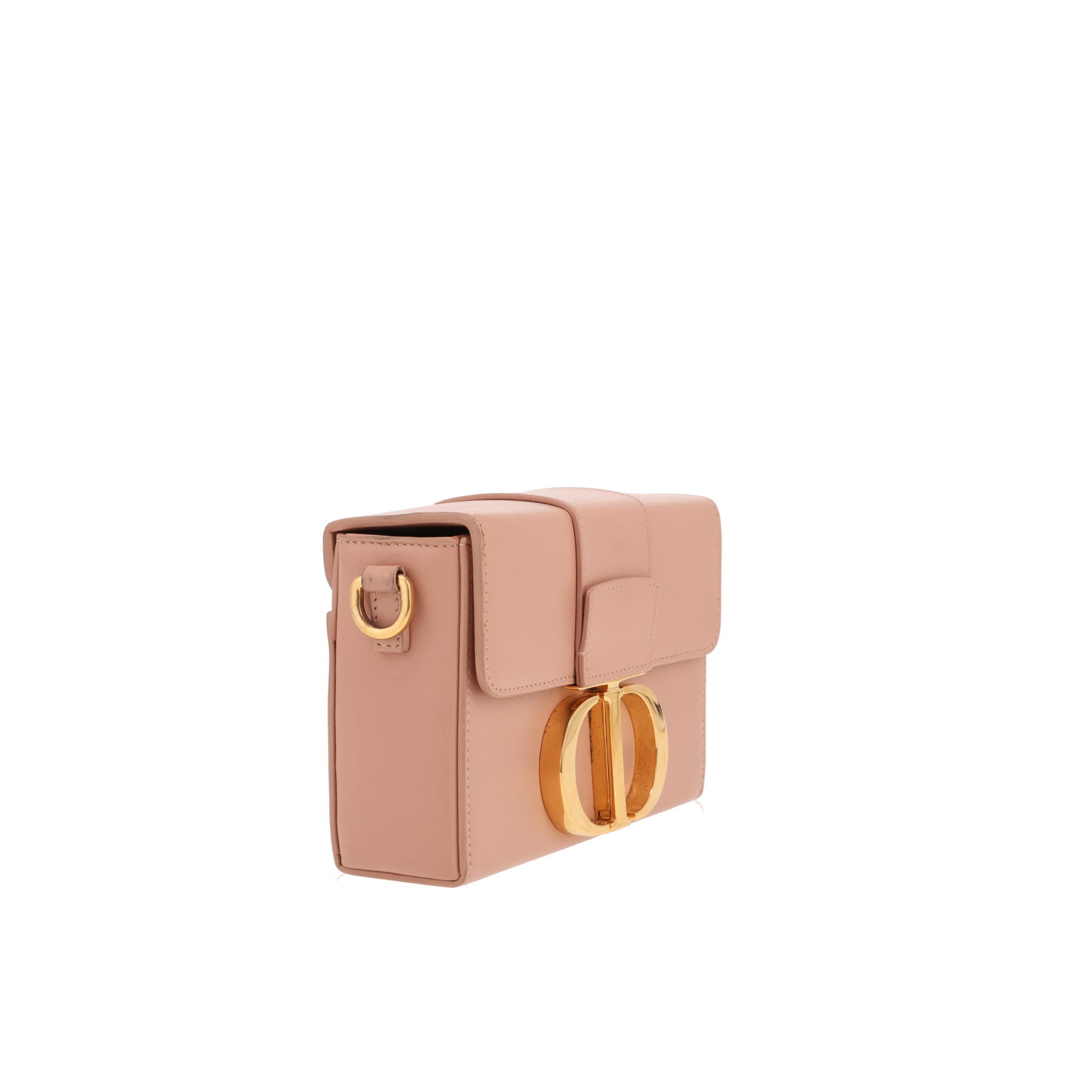 Bolso bandolera Dior  Montaigne modelo pequeño  en cuero rosa