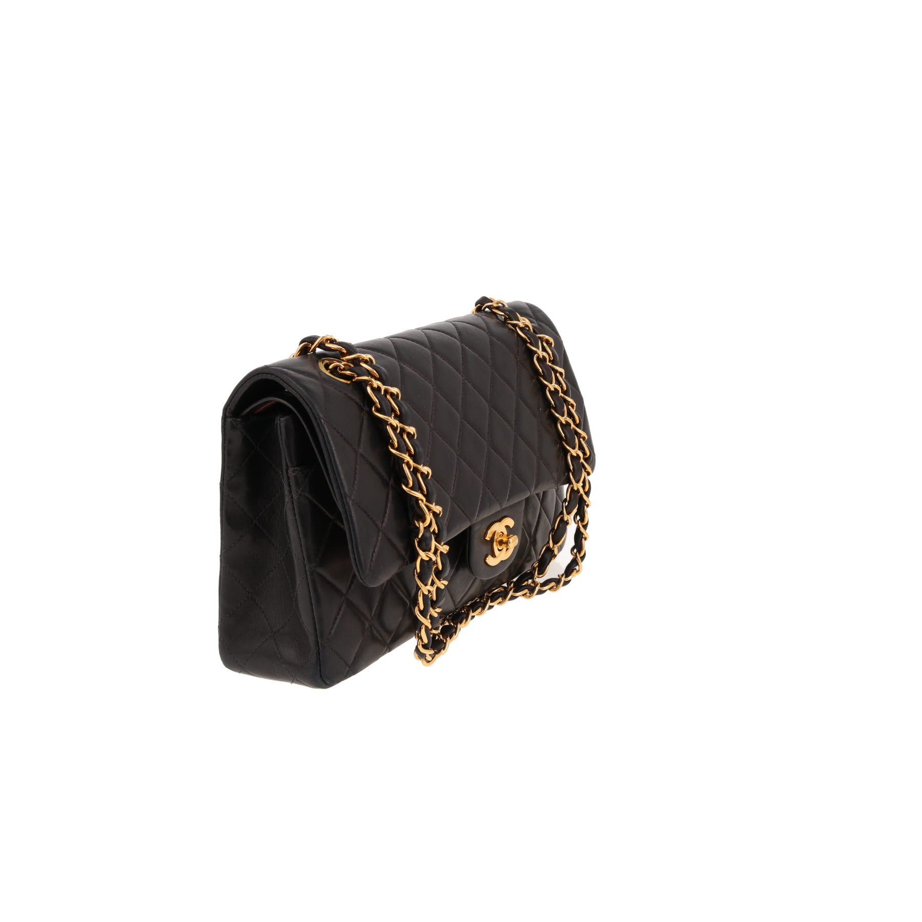 Chanel  Timeless Classic handbag  in black quilted leather
