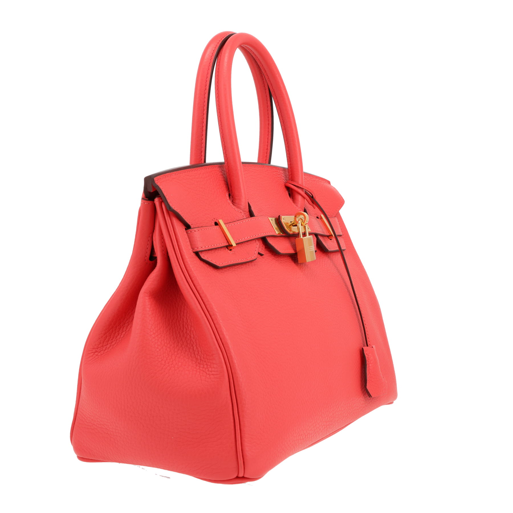 Hermès  Birkin 30 cm handbag  in pink Jaipur leather taurillon clémence