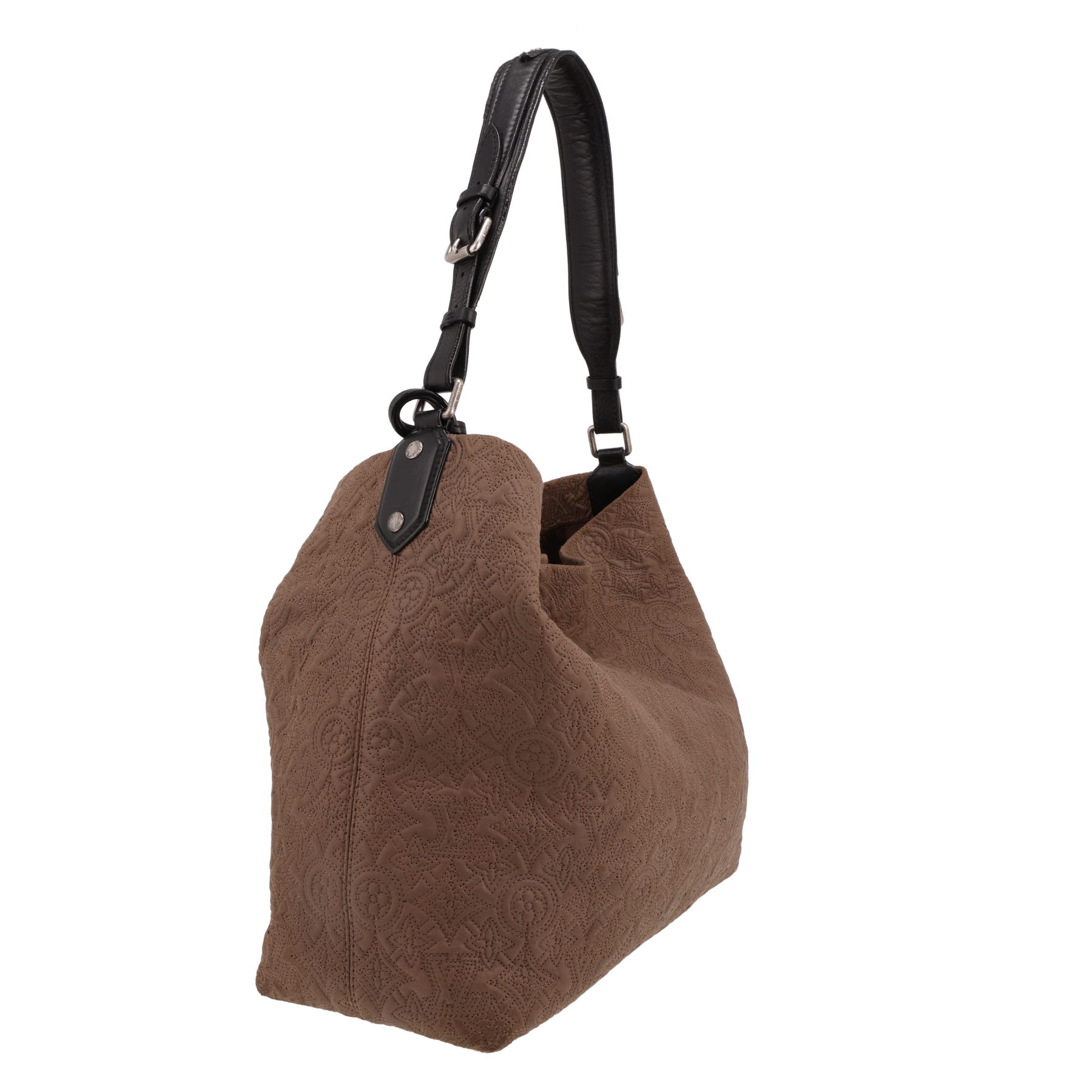 Sac porté épaule Louis Vuitton  Antheia Hobo en cuir monogram empreinte marron