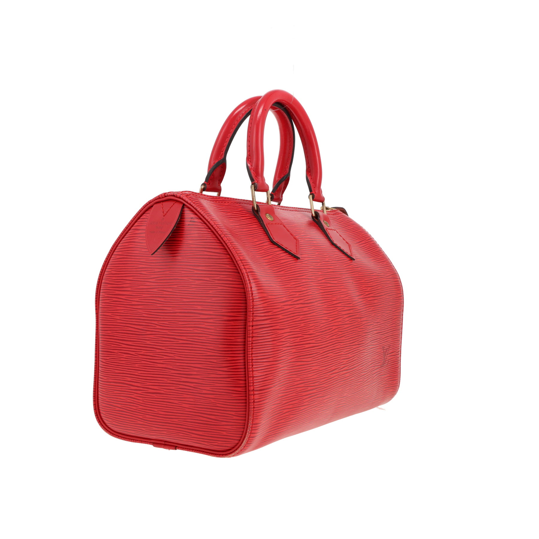 Louis Vuitton  Speedy 25 handbag  in red epi leather