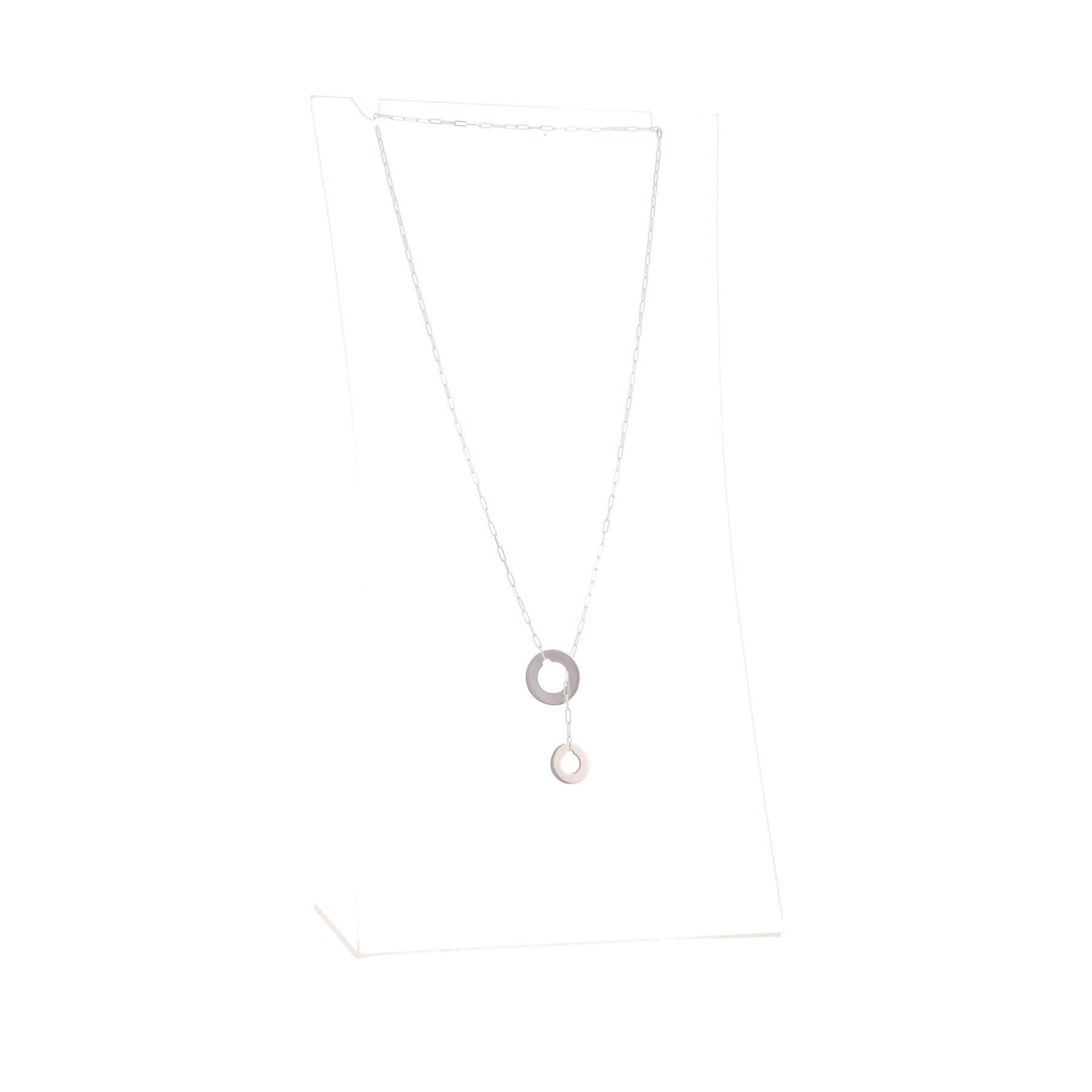 Collier Dinh Van Cible en or blanc