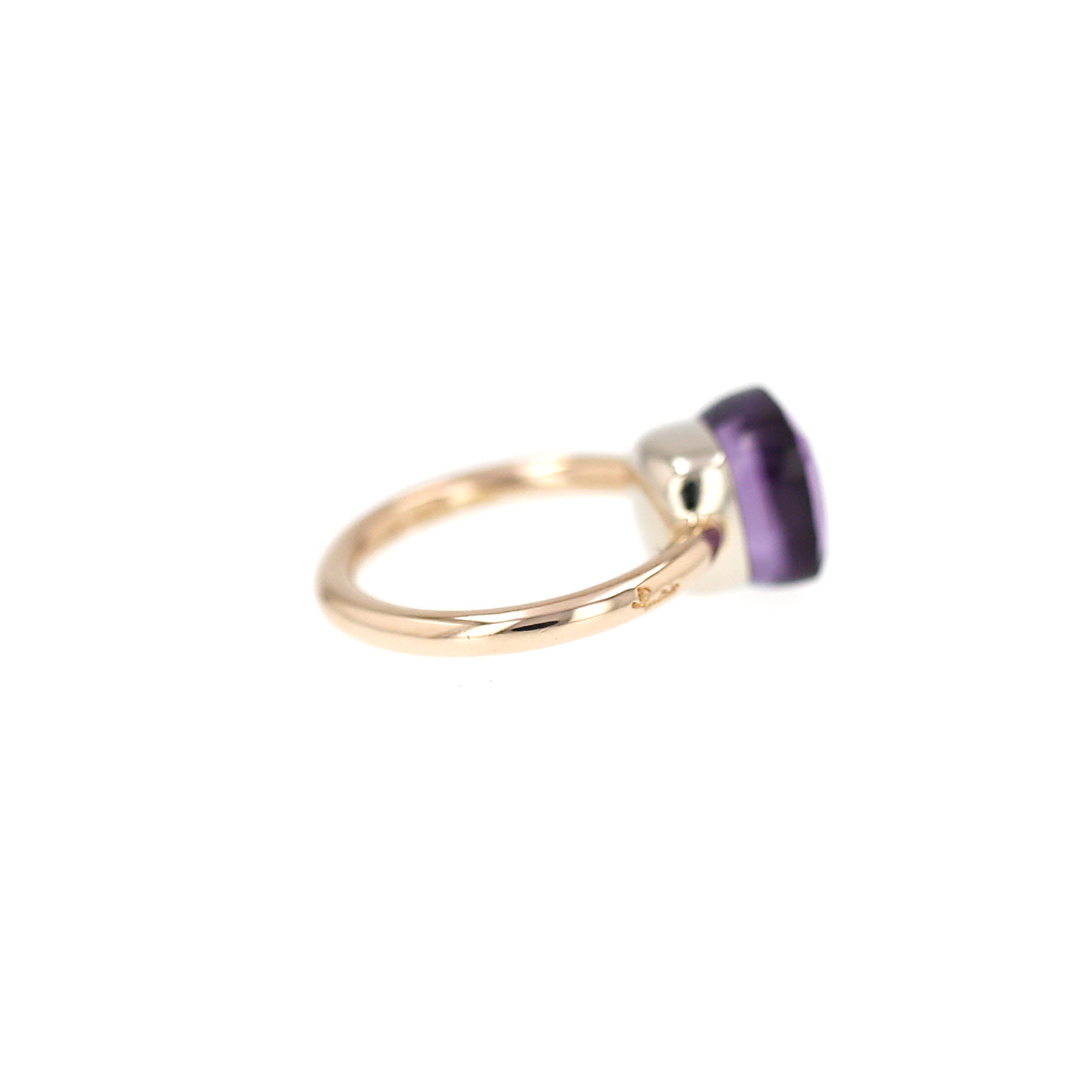 Anello Pomellato Nudo Classic in oro rosa e ametista