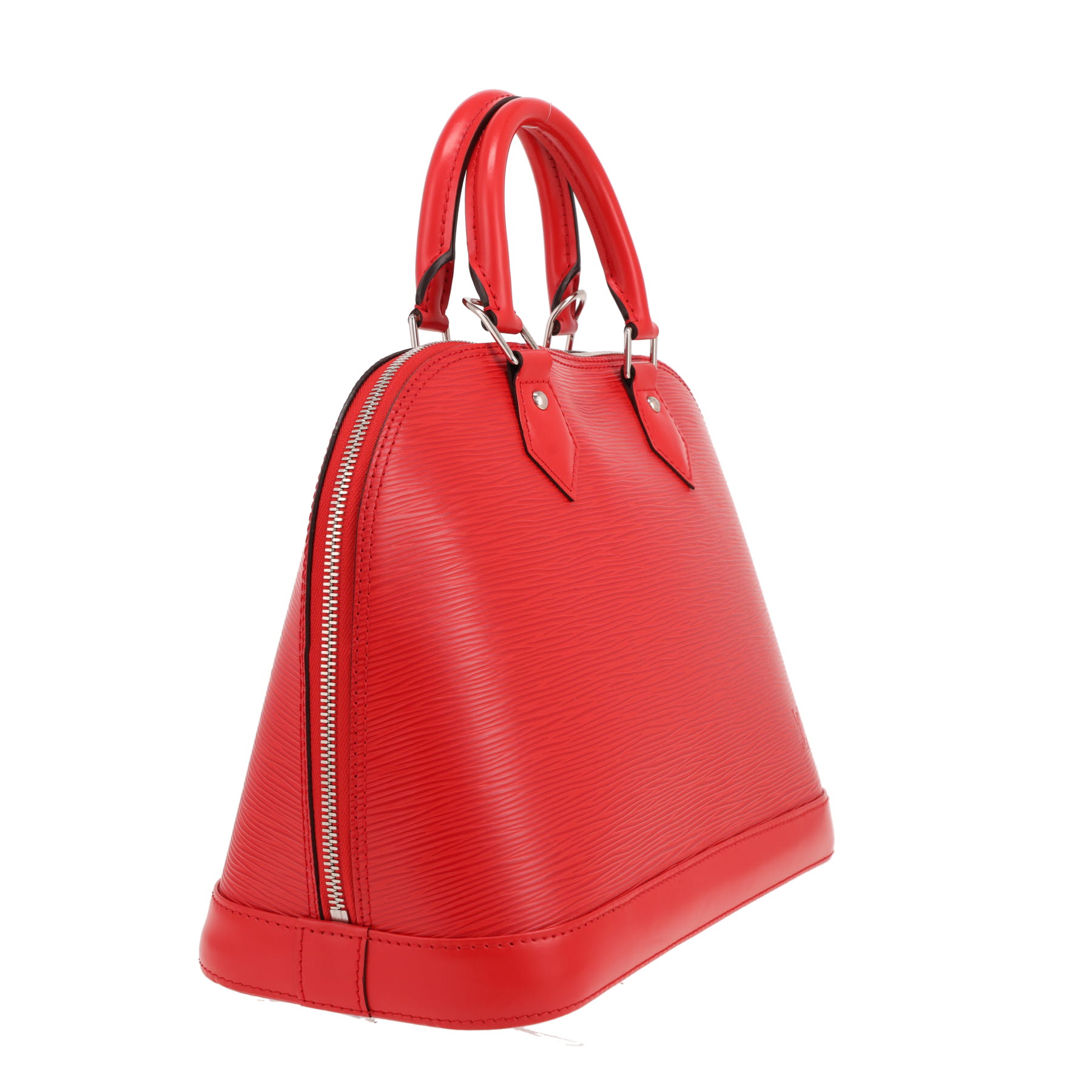 Louis Vuitton  Alma small model  handbag  in red epi leather