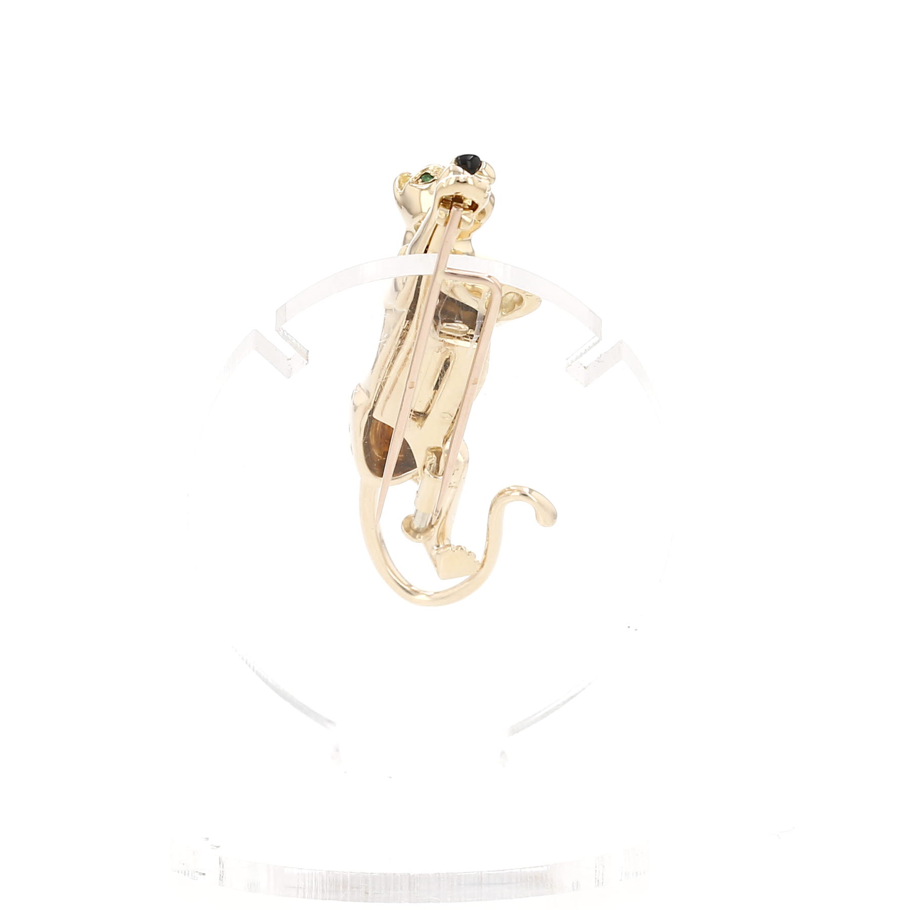 Cartier Panthère brooch in yellow gold, emerald and onyx