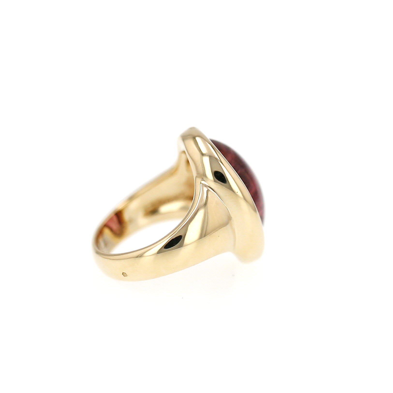 Cartier Baignoire ring in yellow gold and tourmaline