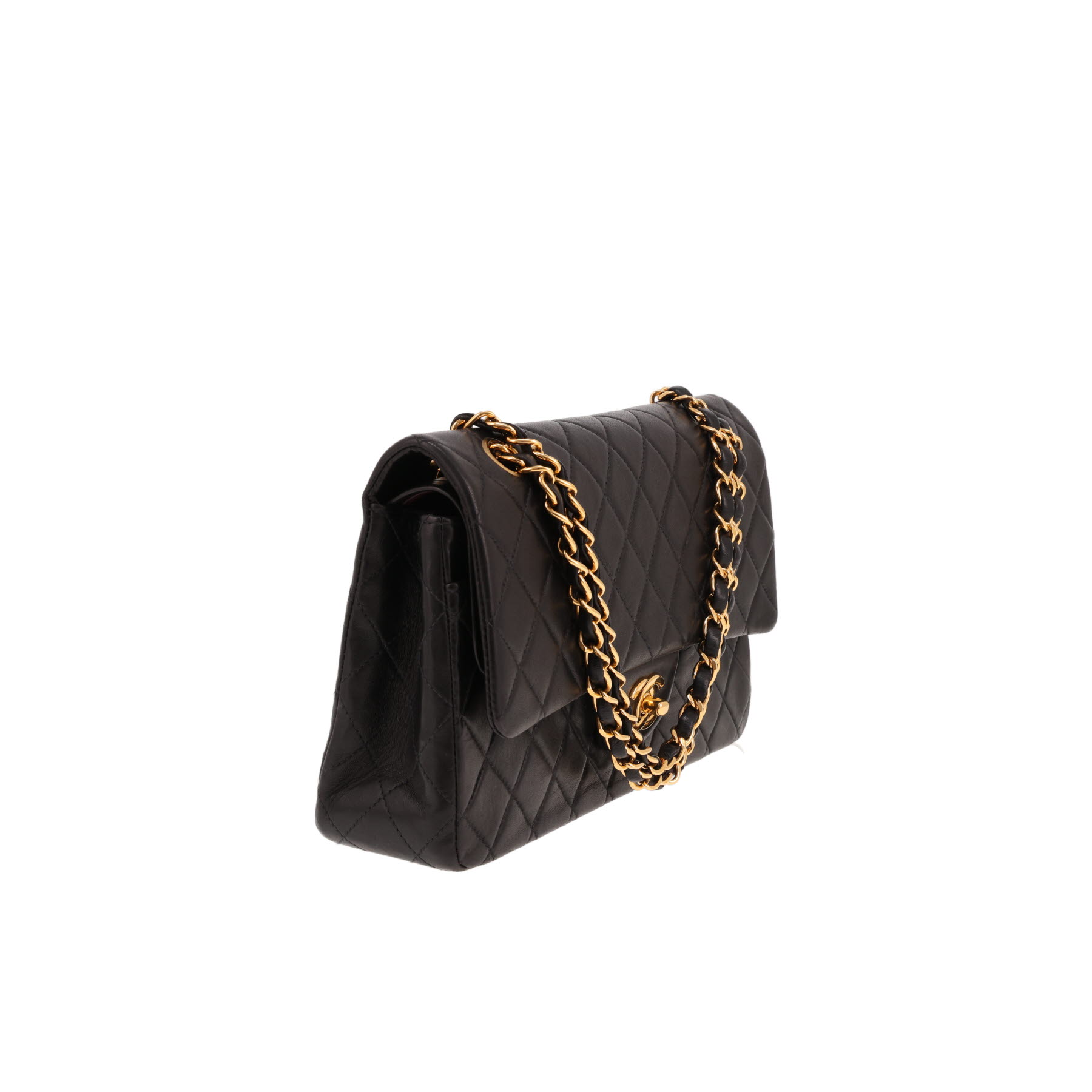 Sac à main Chanel  Timeless Classic en cuir matelassé noir
