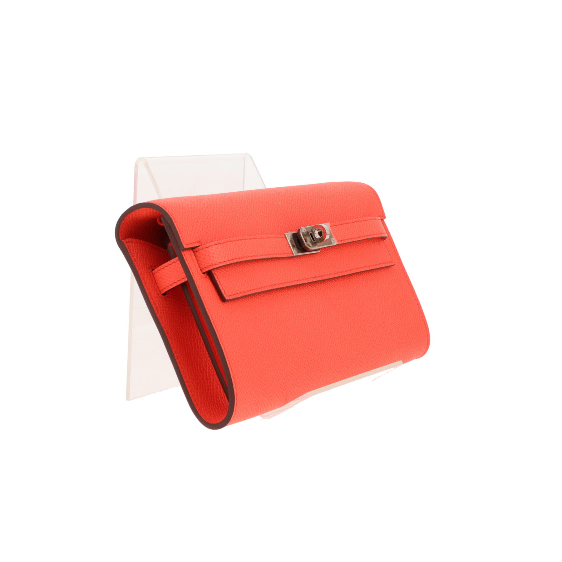 Borsa a tracolla Hermès  Kelly To Go in pelle Epsom arancione Capucine