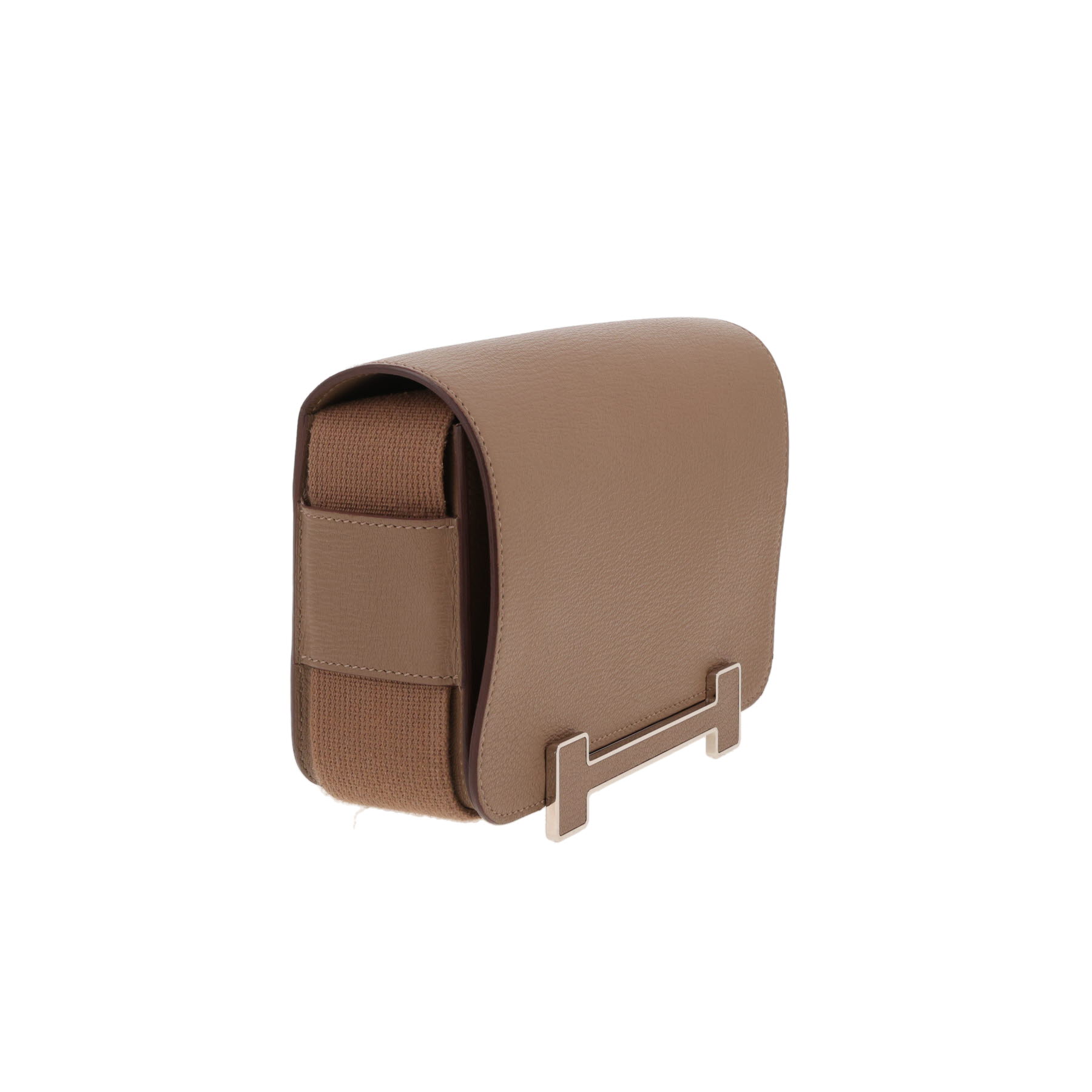 Borsa a tracolla Hermès  Geta in pelle Mysore etoupe