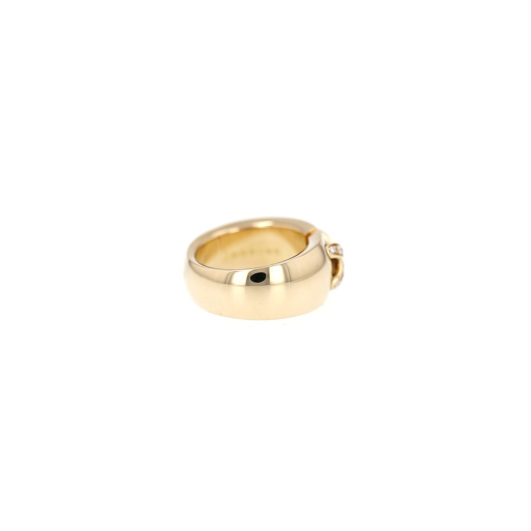Chaumet Lien ring in yellow gold and diamonds