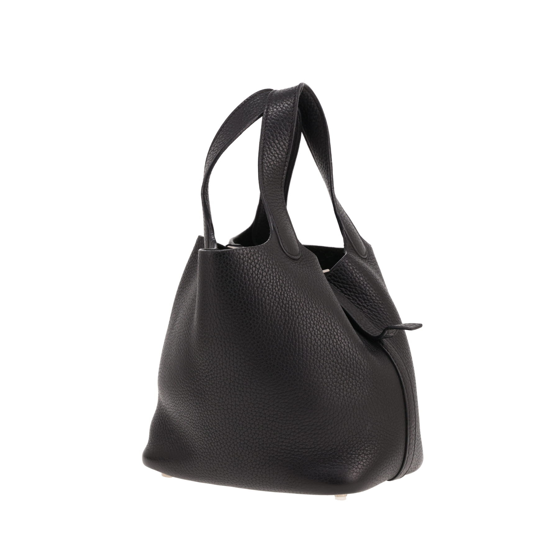 Hermès Picotin 18 cm handbag in Noir Togo leather
