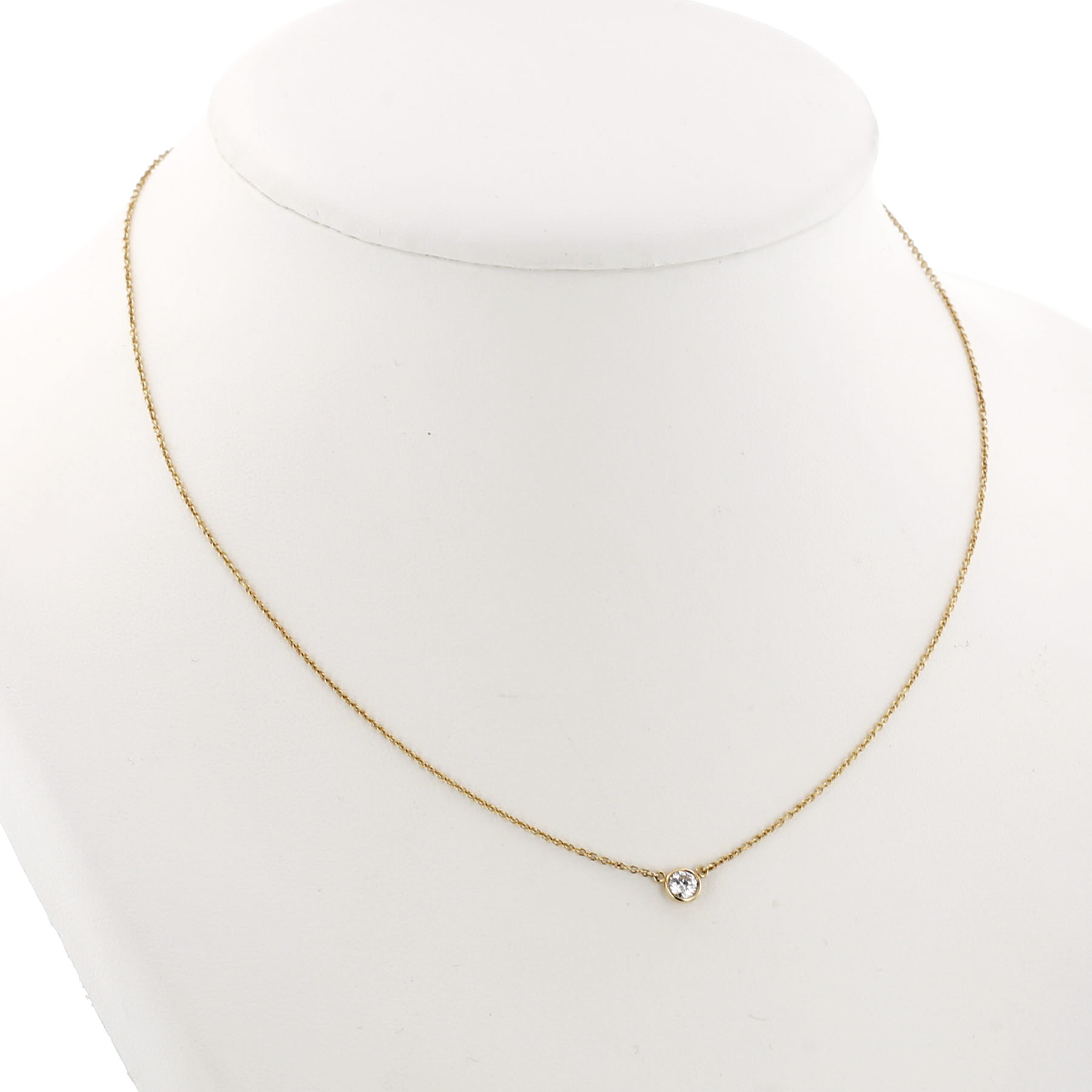 Tiffany & Co Diamonds By The Yard necklace in yellow gold and diamonds