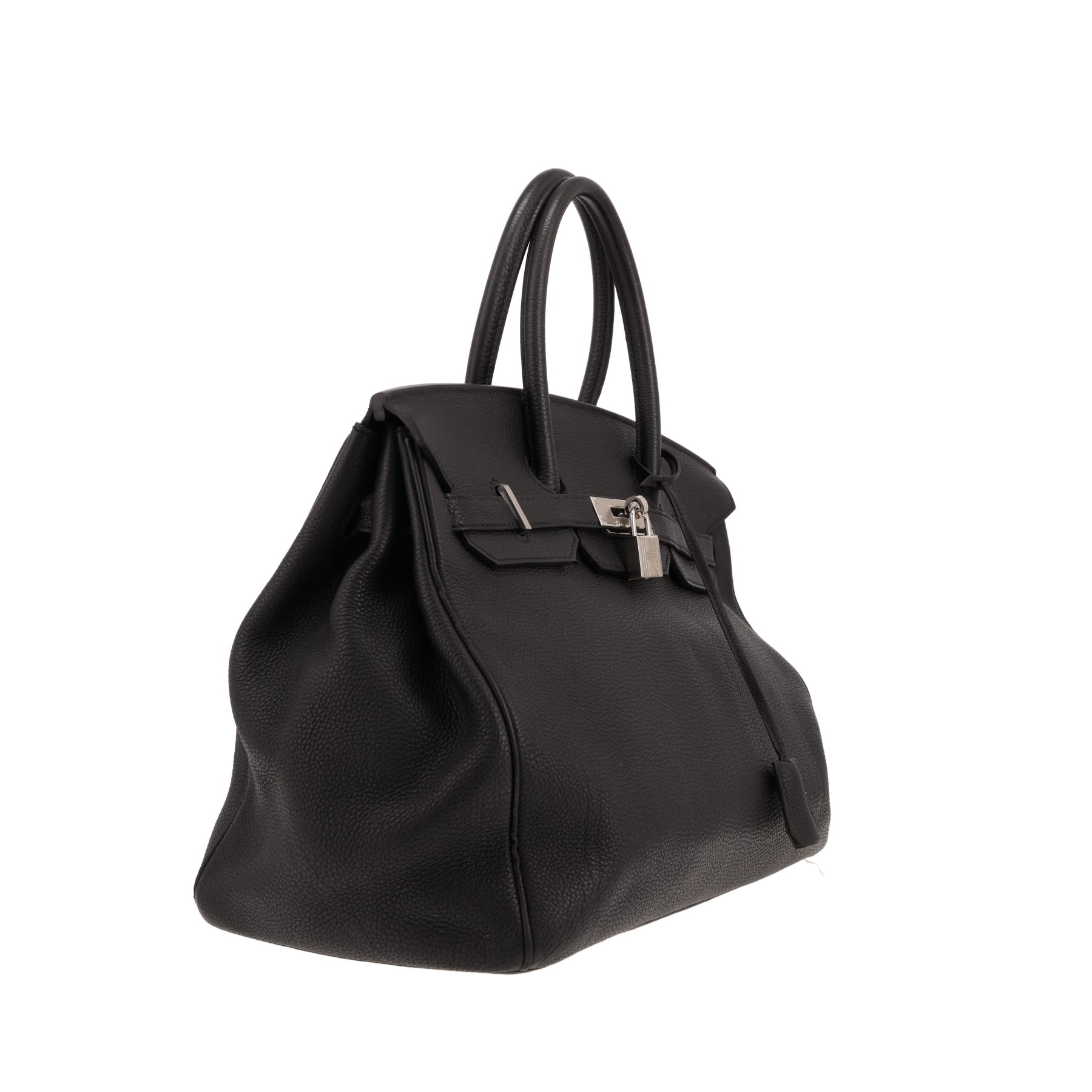 Bolso de mano Hermès  Birkin 35 cm en cuero togo negro