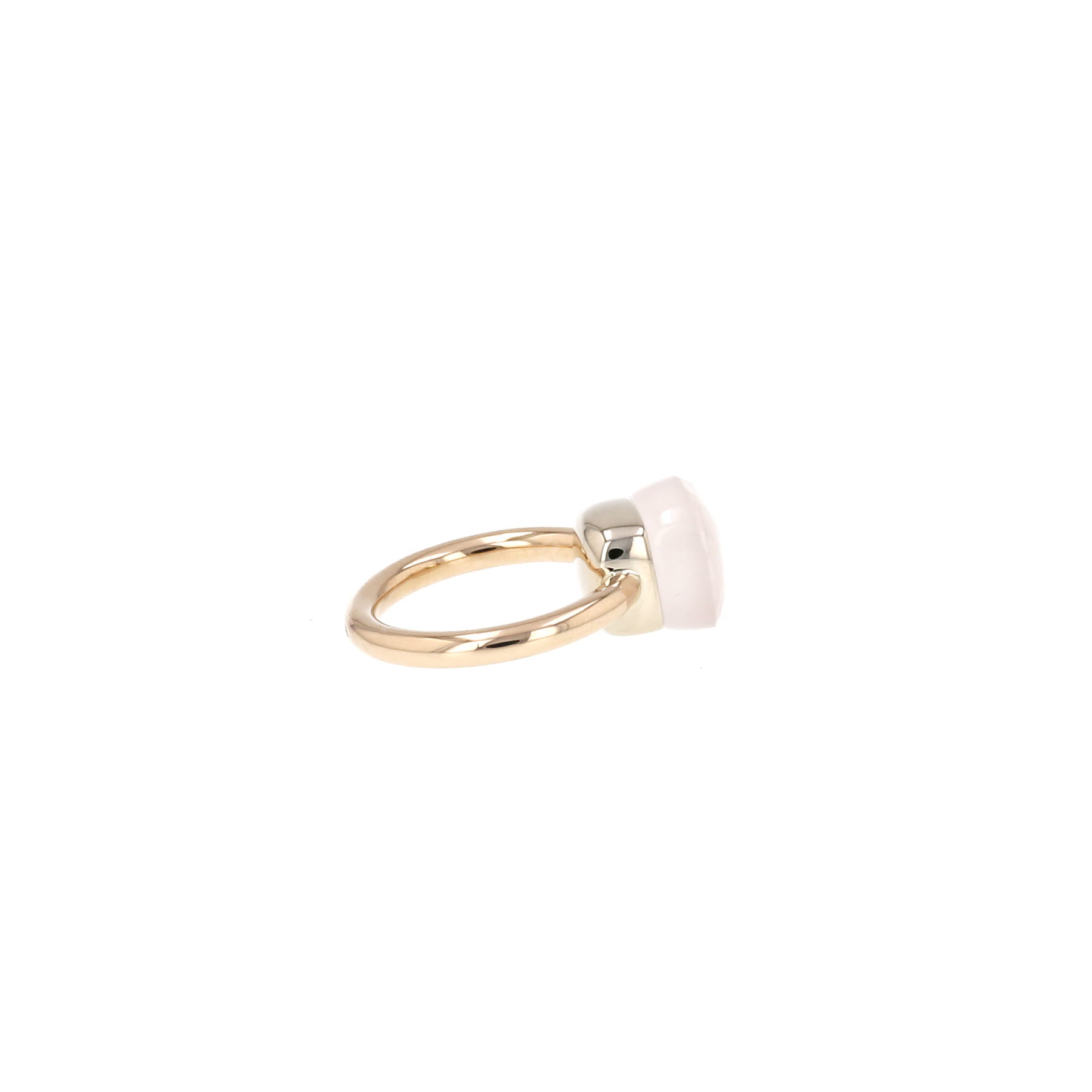 Bague Pomellato Nudo Classic en or rose et quartz rose