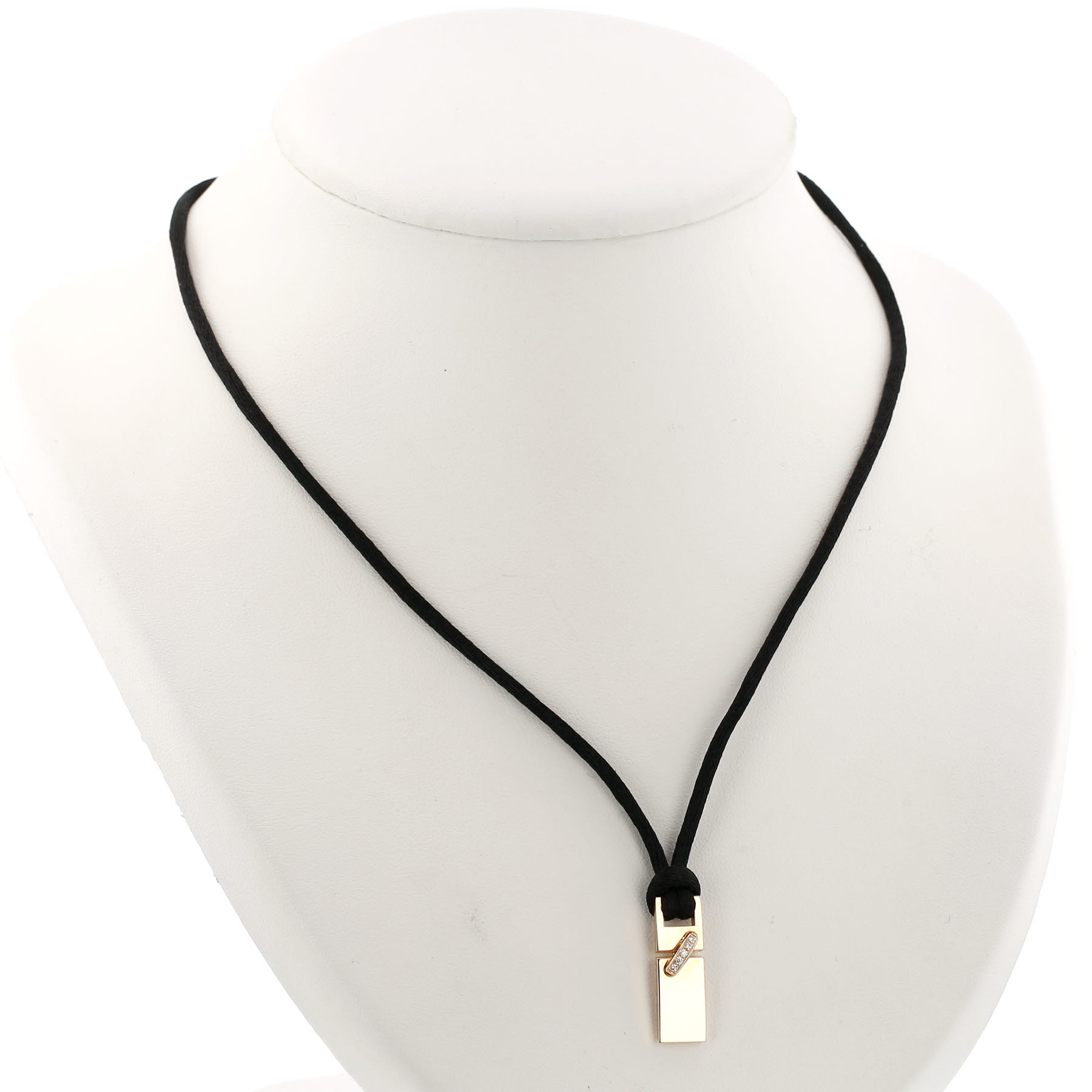 Colgante «Lien» de Chaumet, en oro rosa y diamantes