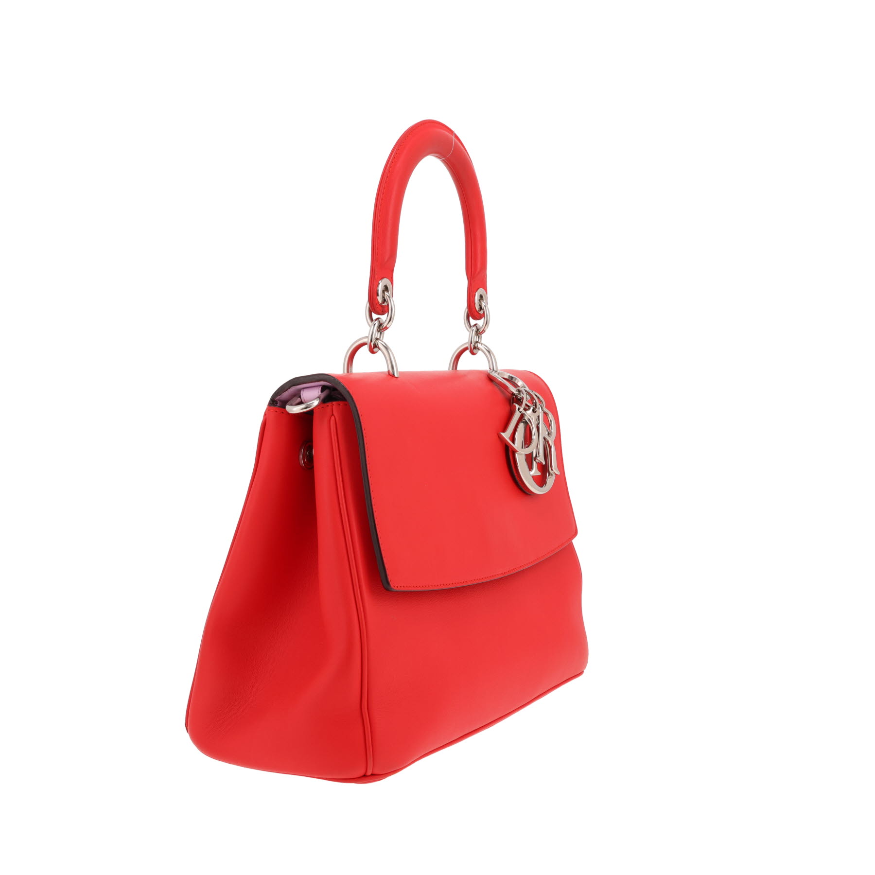 Sac bandoulière Dior  Be Dior en cuir rouge