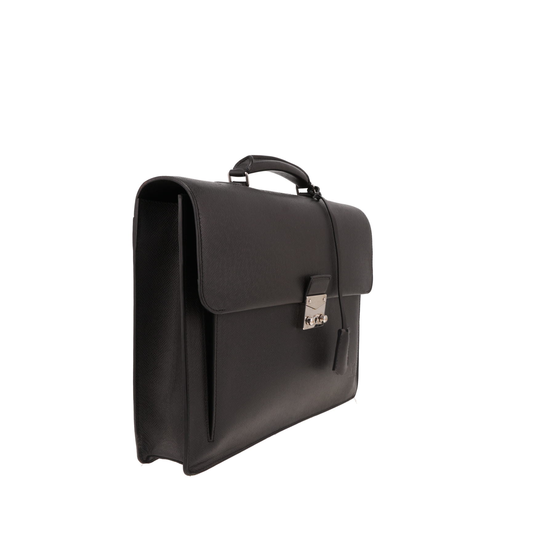 Louis Vuitton  Robusto briefcase  in black taiga leather
