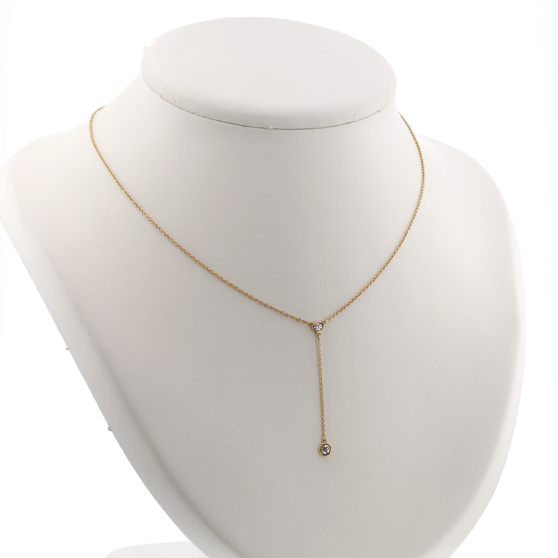 Tiffany & Co ‘Diamonds By The Yard’ necklace in yellow gold and diamonds