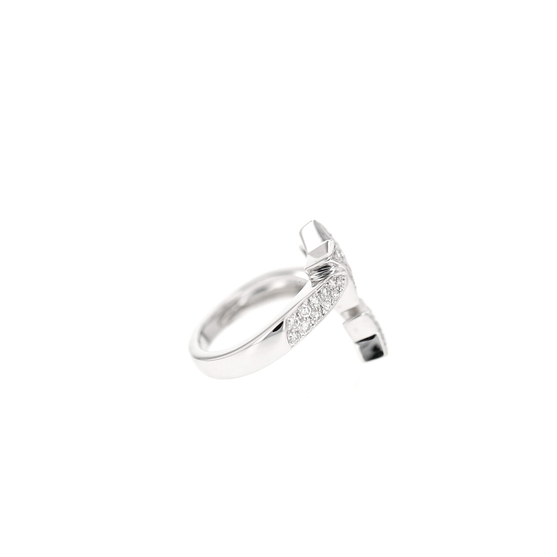 Bague Chanel Comète Géode en or blanc et diamants