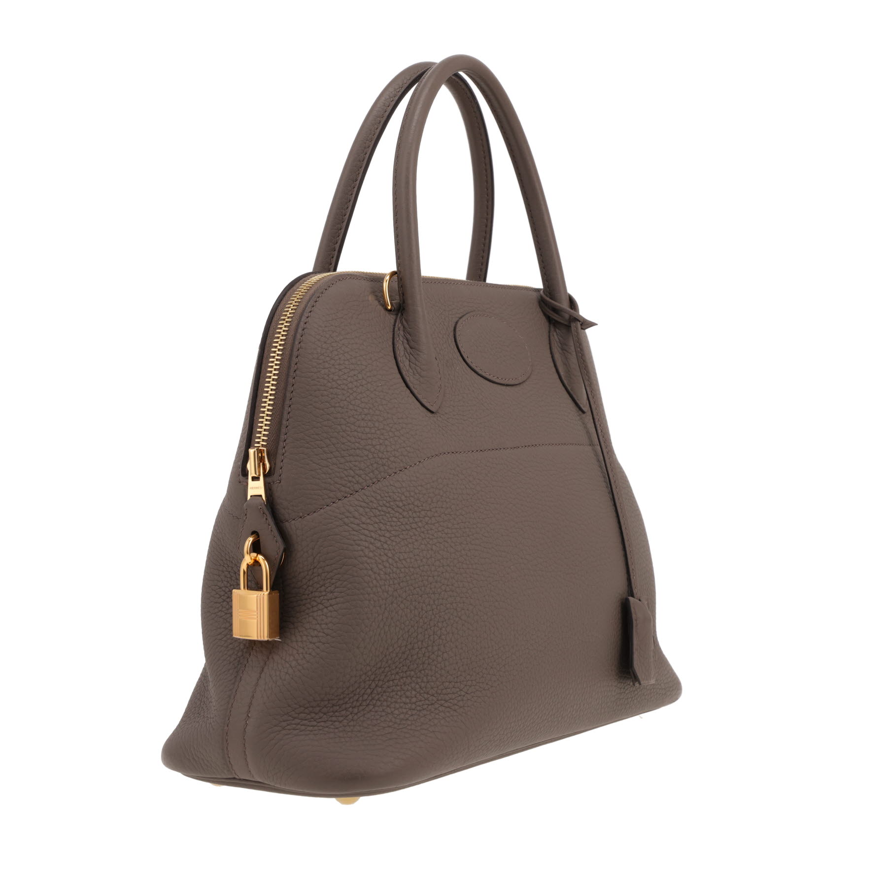 Sac à main Hermès  Bolide 31 cm en cuir togo gris étain
