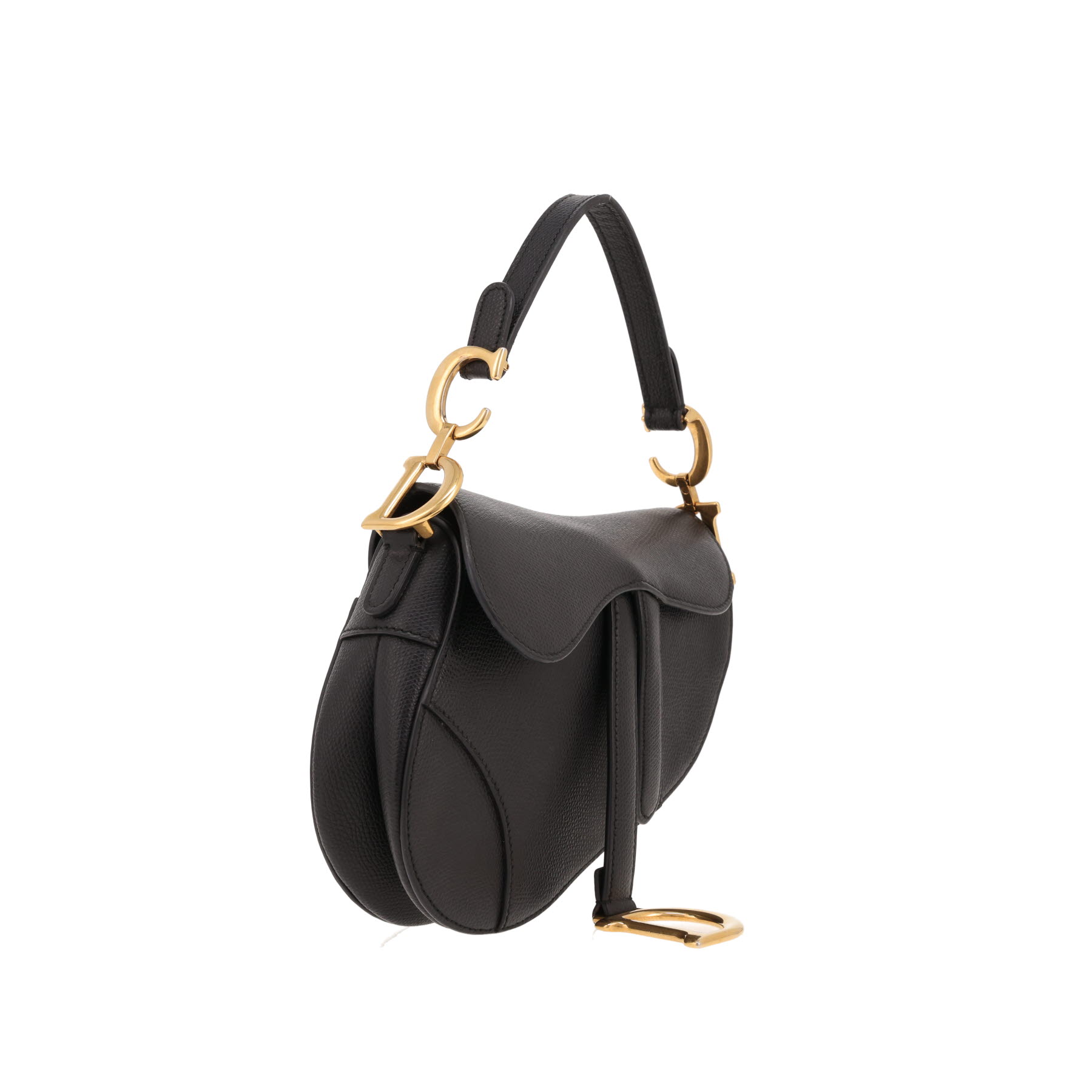 Dior  Saddle handbag  in black leather
