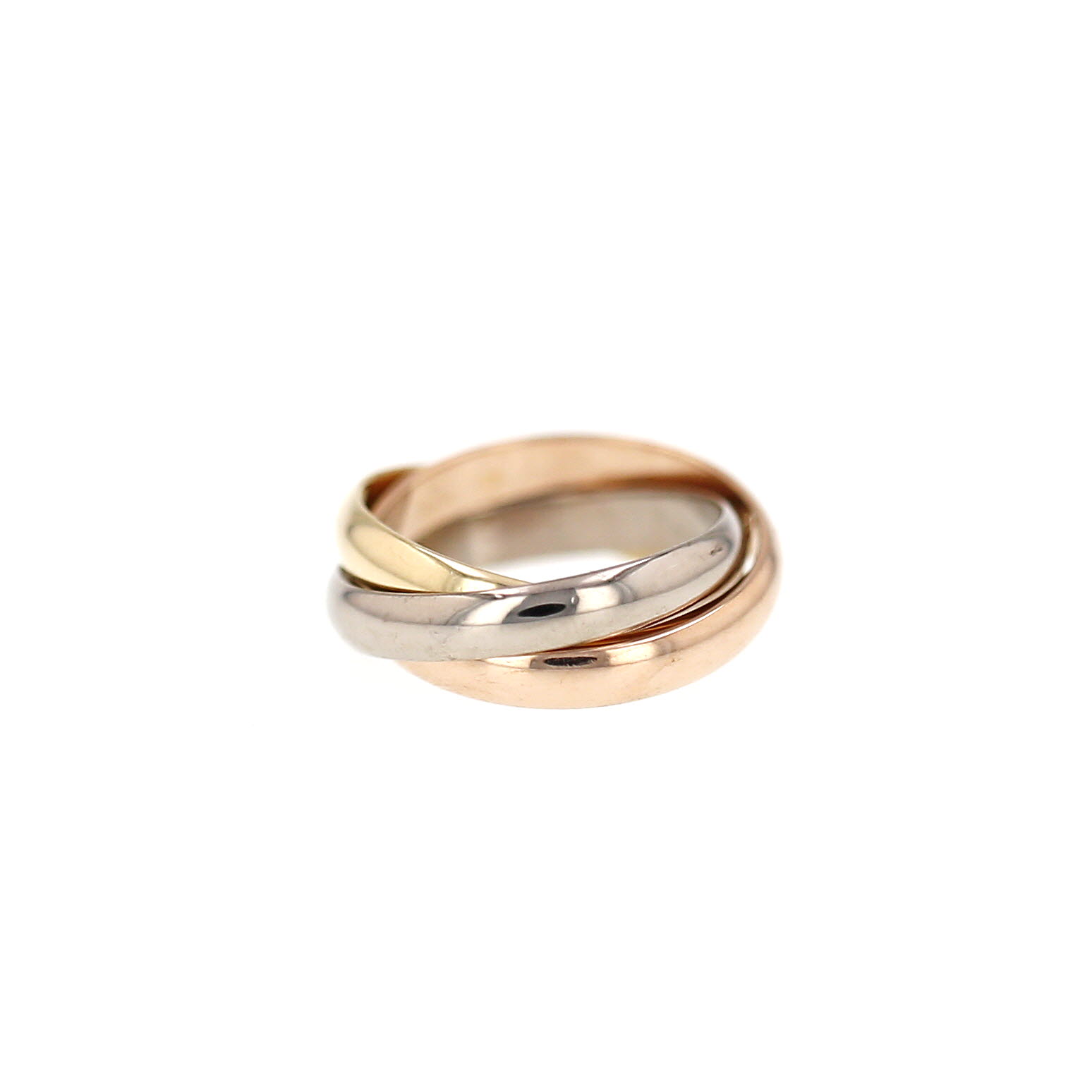 Cartier Trinity ring, classic model, in three-tone gold