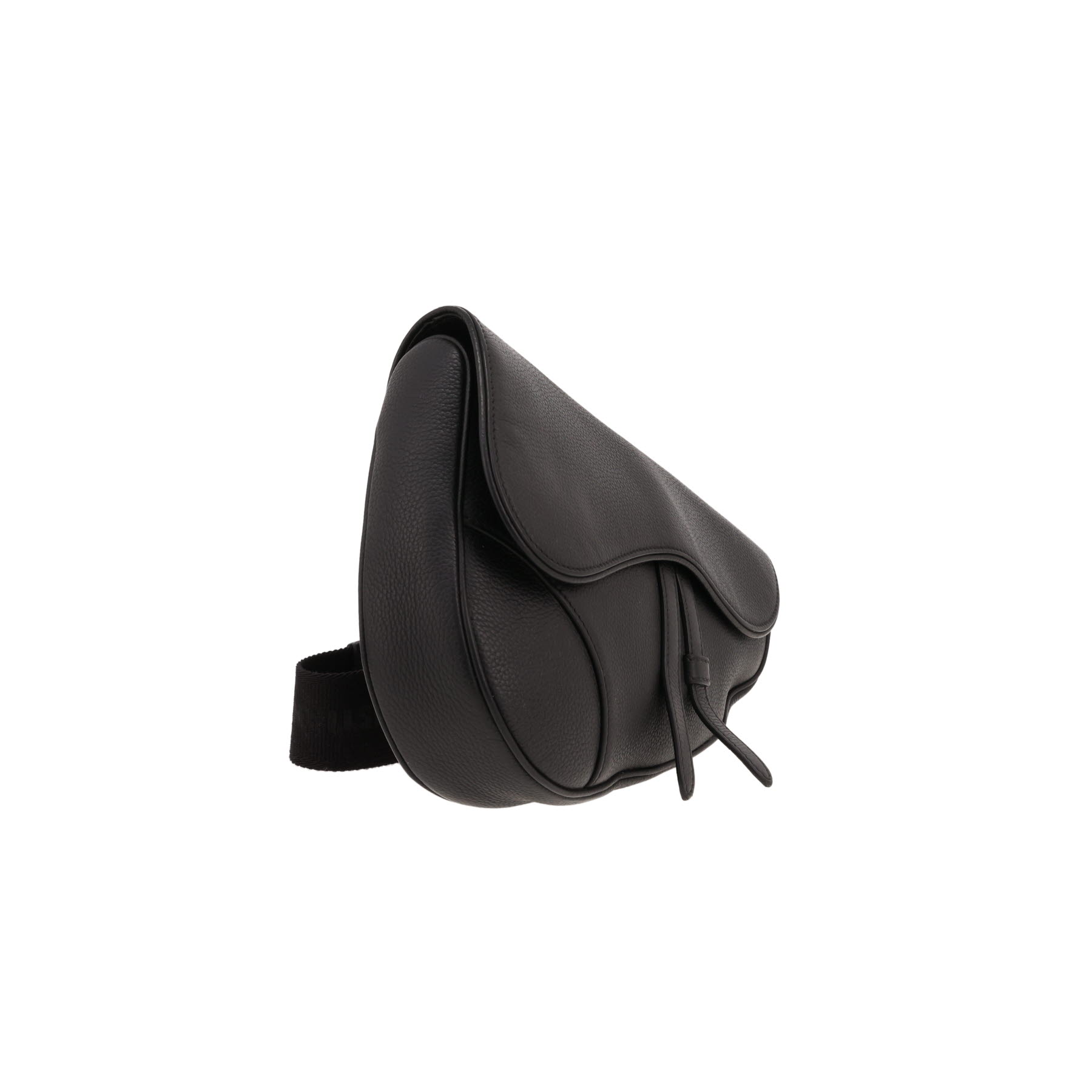 Dior  Saddle shoulder bag  in black leather