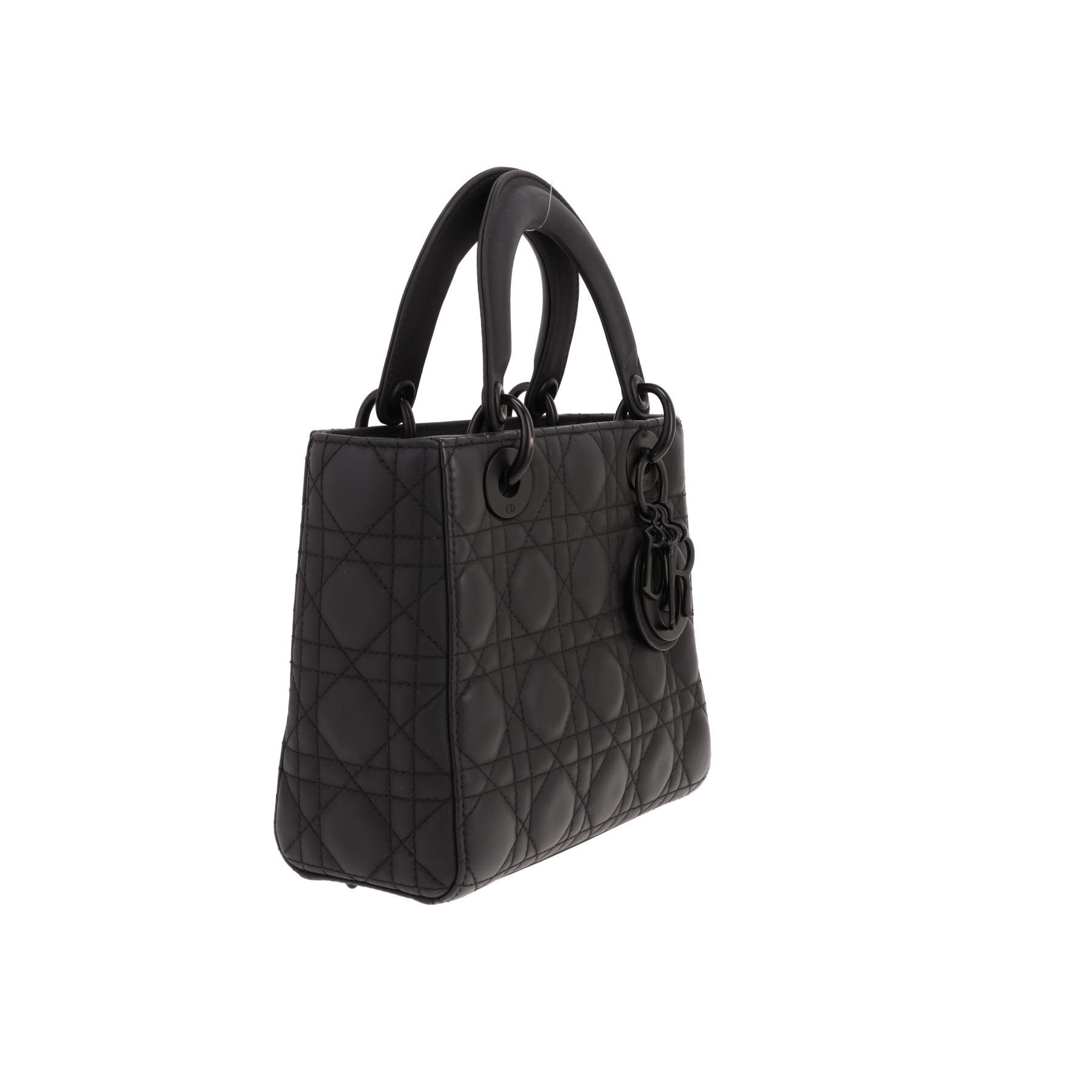 Dior My ABCDIOR handbag in black cannage leather