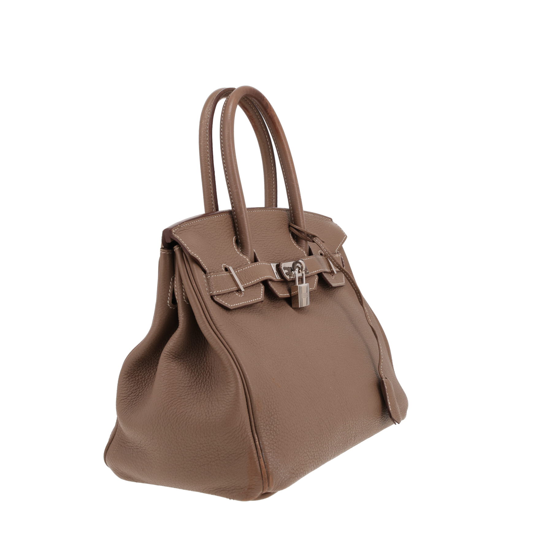 Hermès  Birkin 30 cm handbag  in etoupe togo leather