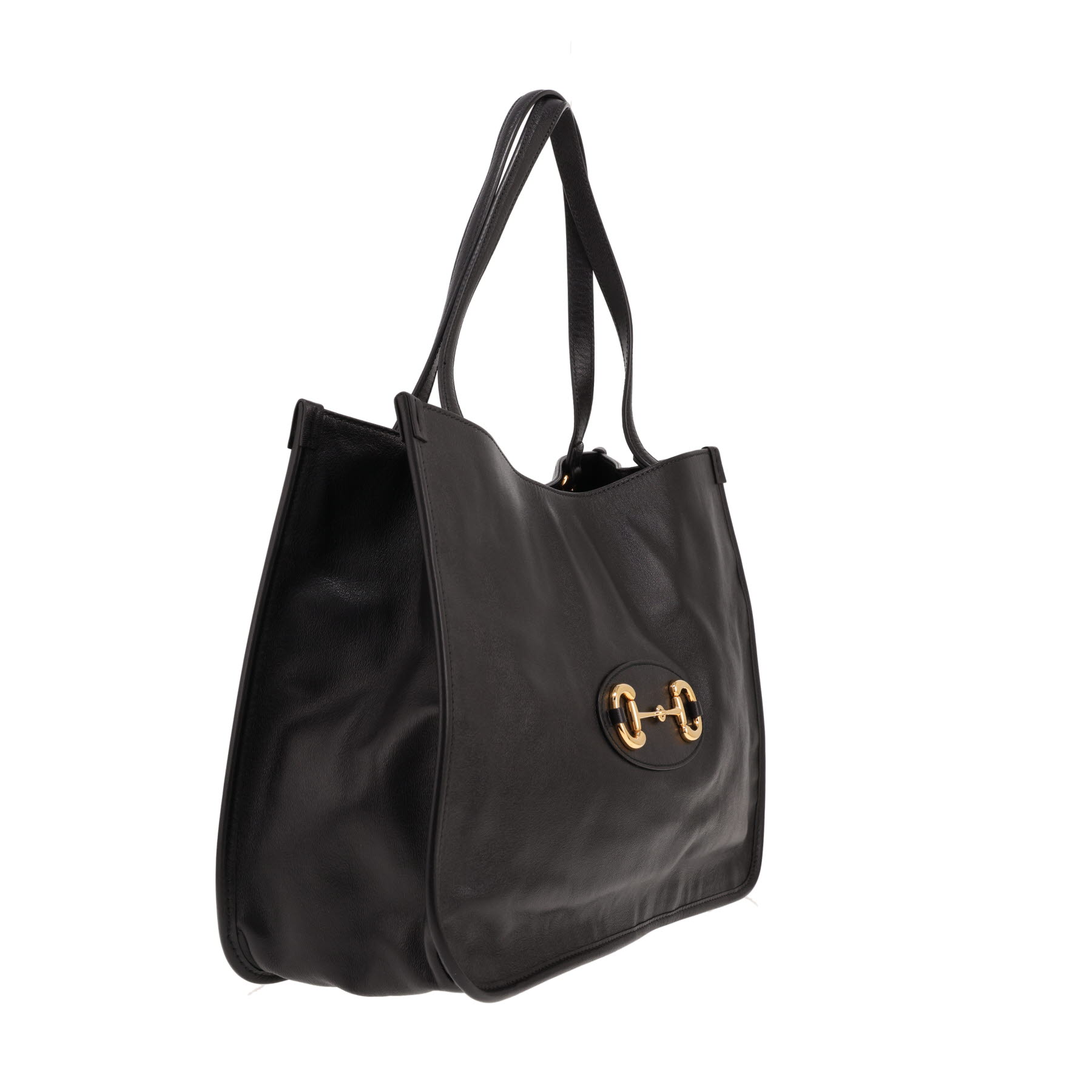 Sac cabas Gucci  1955 Horsebit en cuir noir