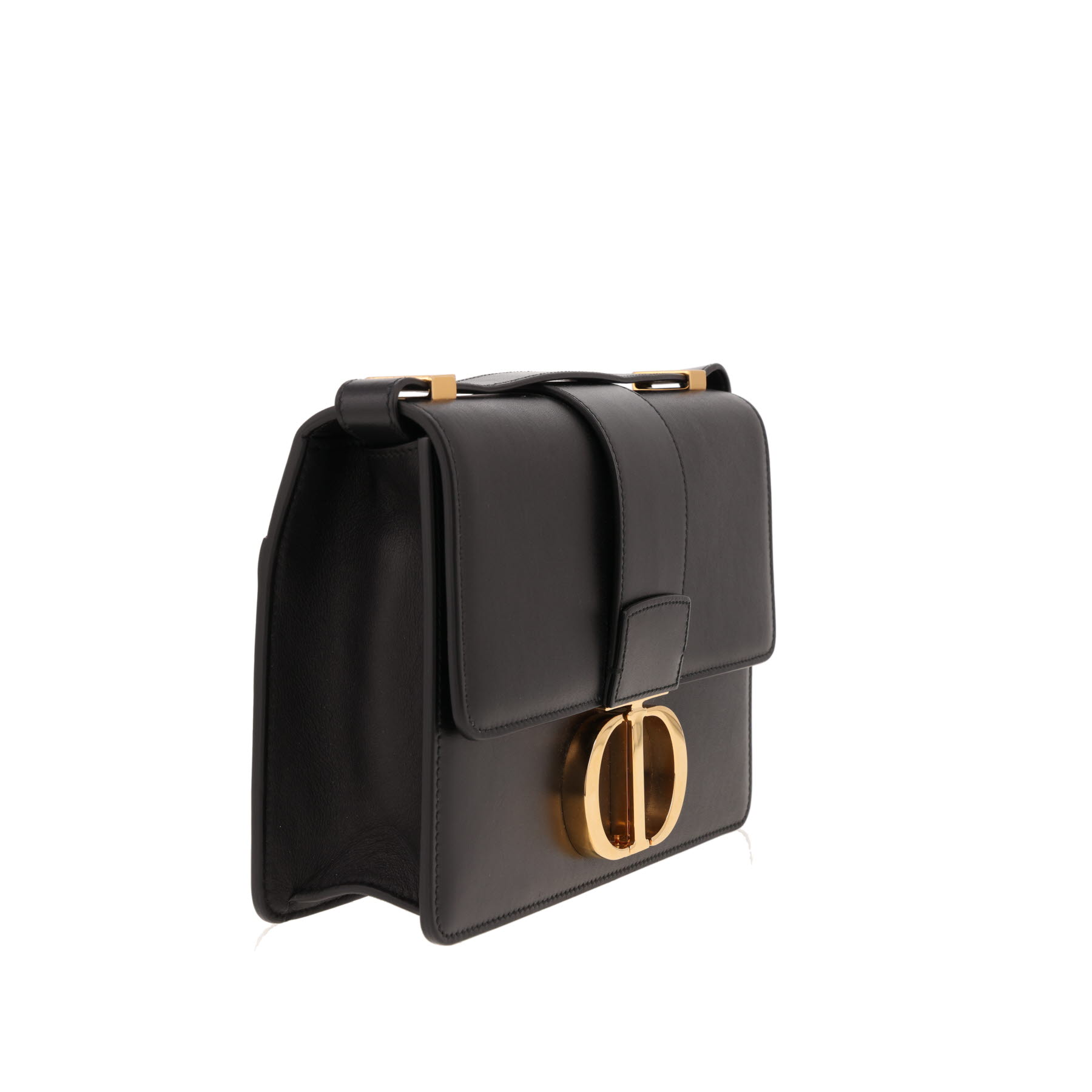 Dior  30 Montaigne handbag  in black leather