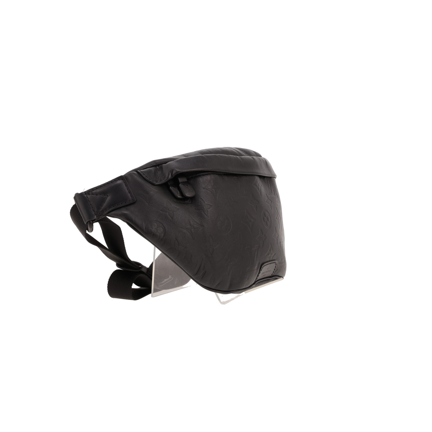 Louis Vuitton Discovery belt bag in black Monogram Embossed leather