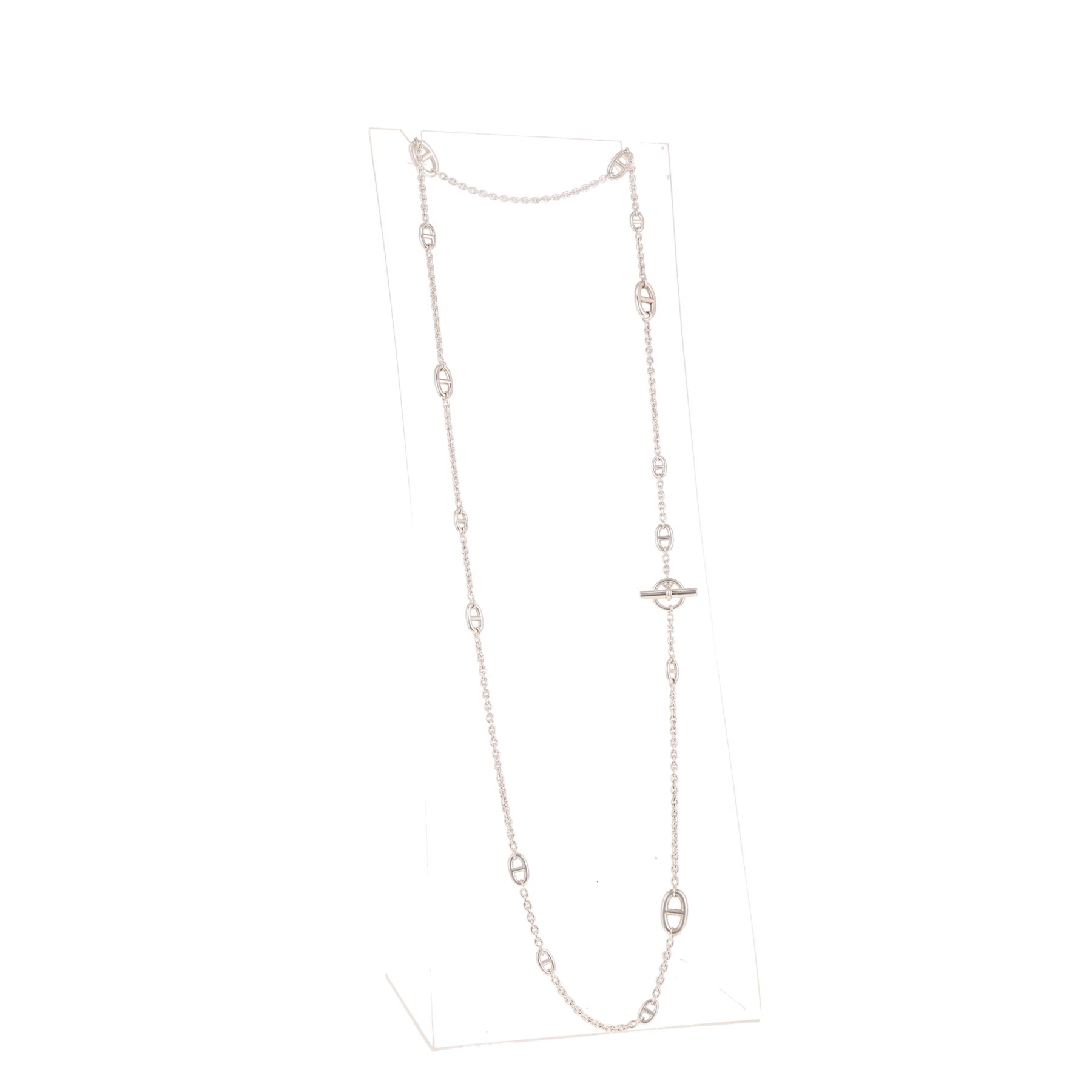 Sautoir Hermès Farandole 120 en argent