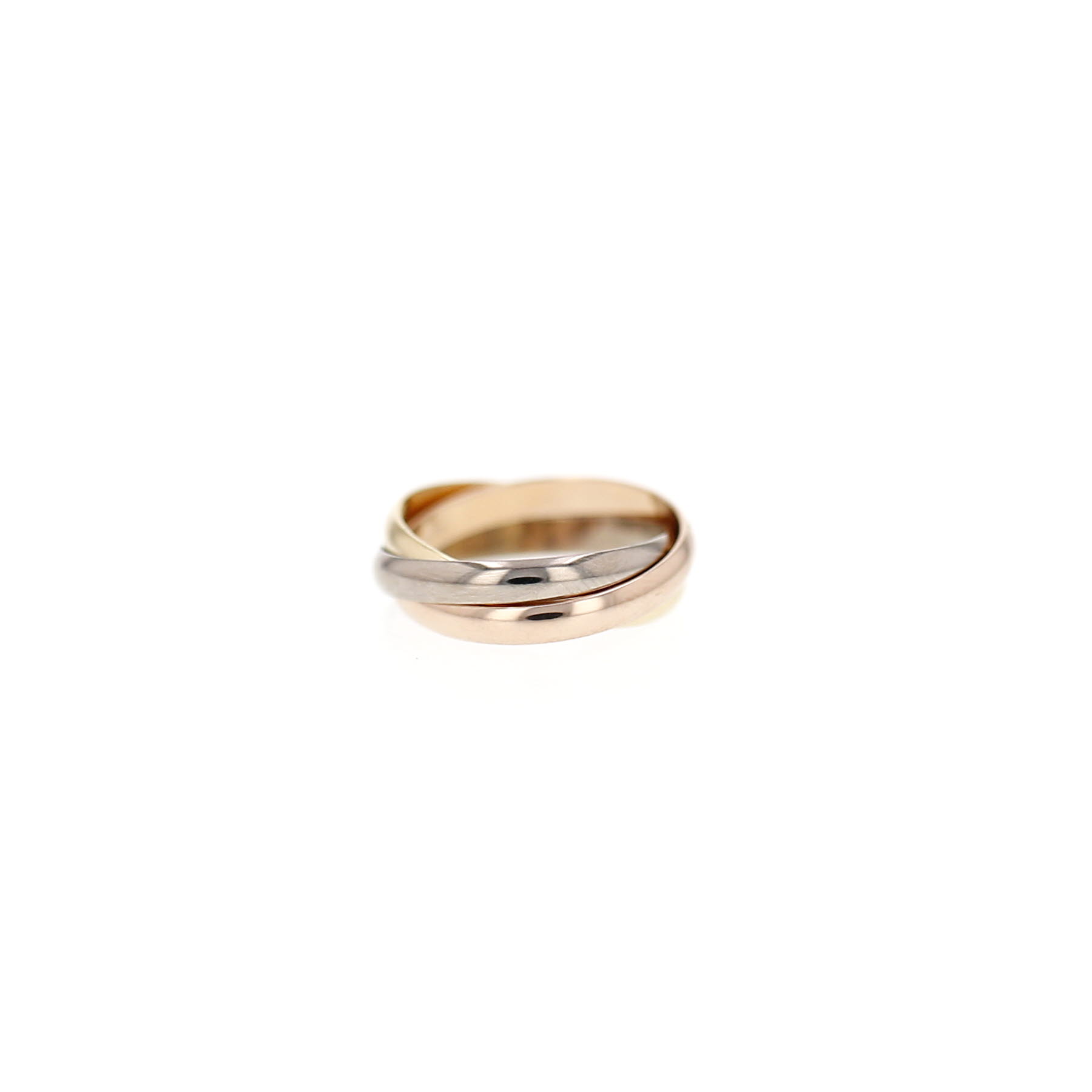 Cartier Trinity ring, small size, in three-tone gold
