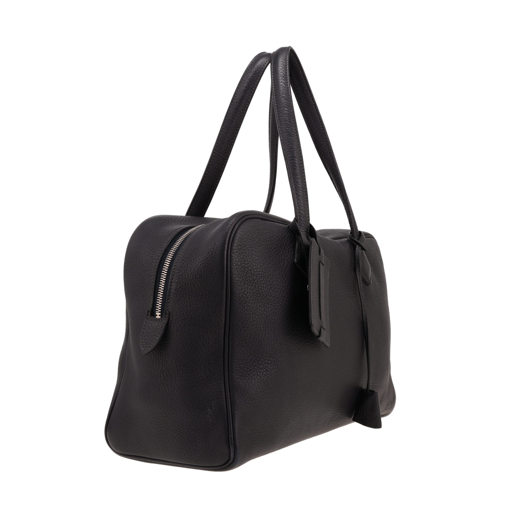 Hermès  Victoria handbag  in dark blue togo leather