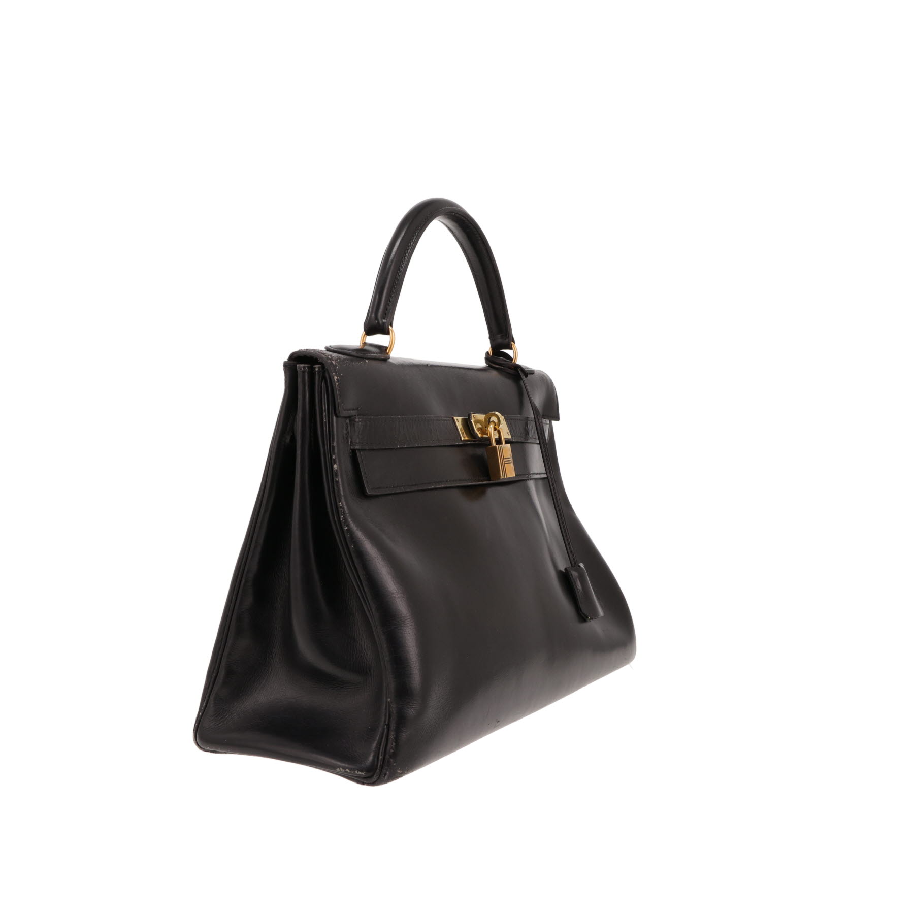 Sac à main Hermès  Kelly 32 cm en cuir box rouge H