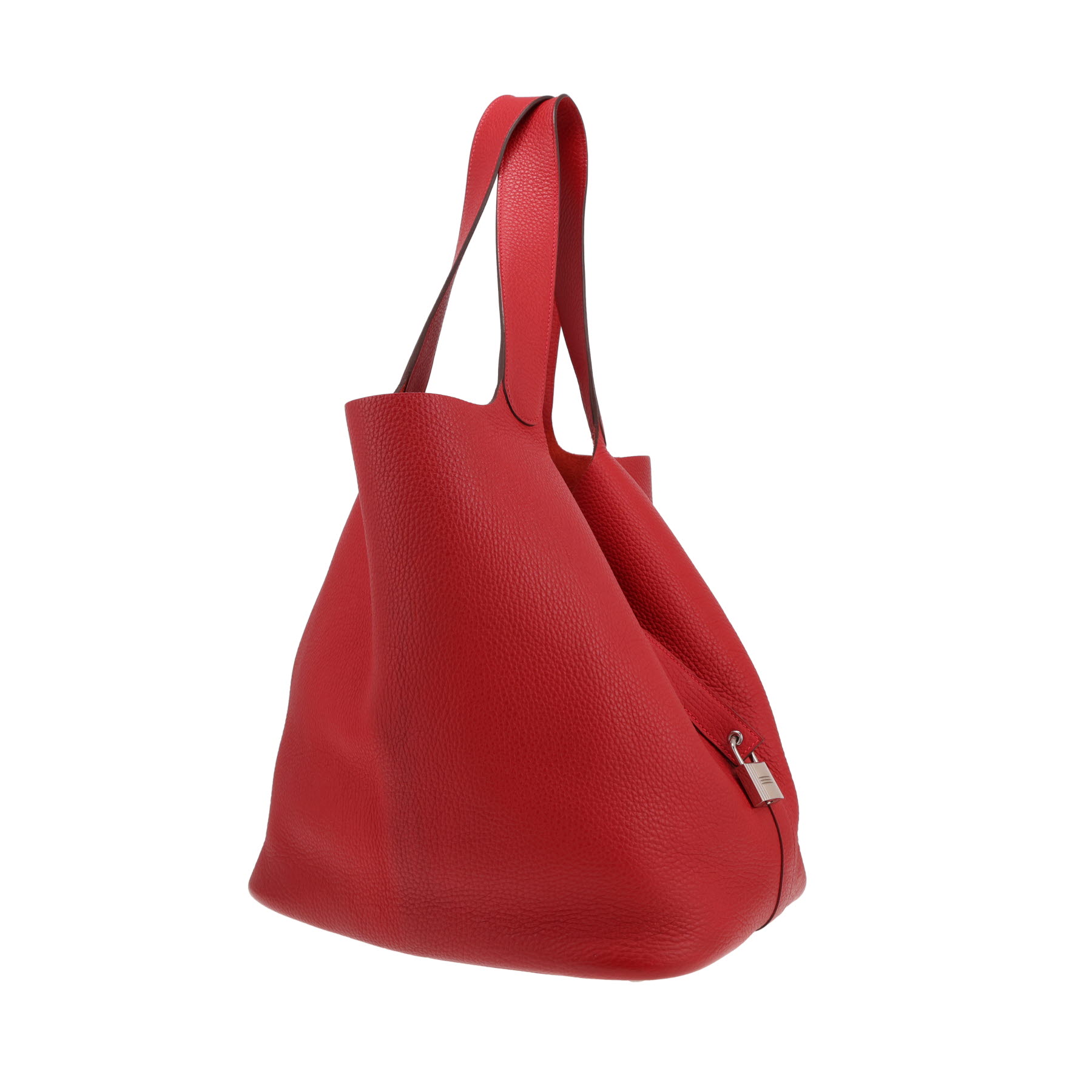 Hermès Picotin handbag, 31 cm, in red Togo leather