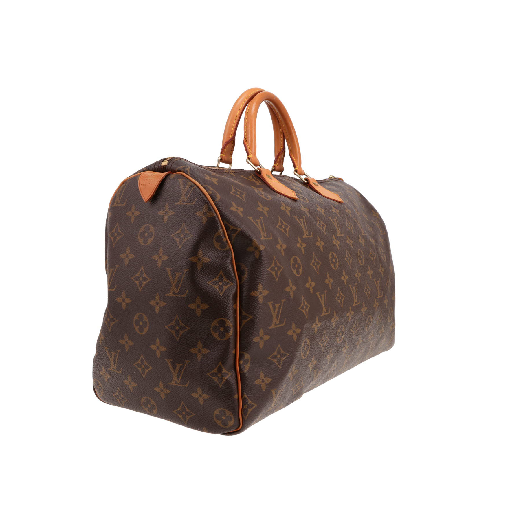 Sac à main Louis Vuitton  Speedy 40 en toile monogram enduite et cuir naturel