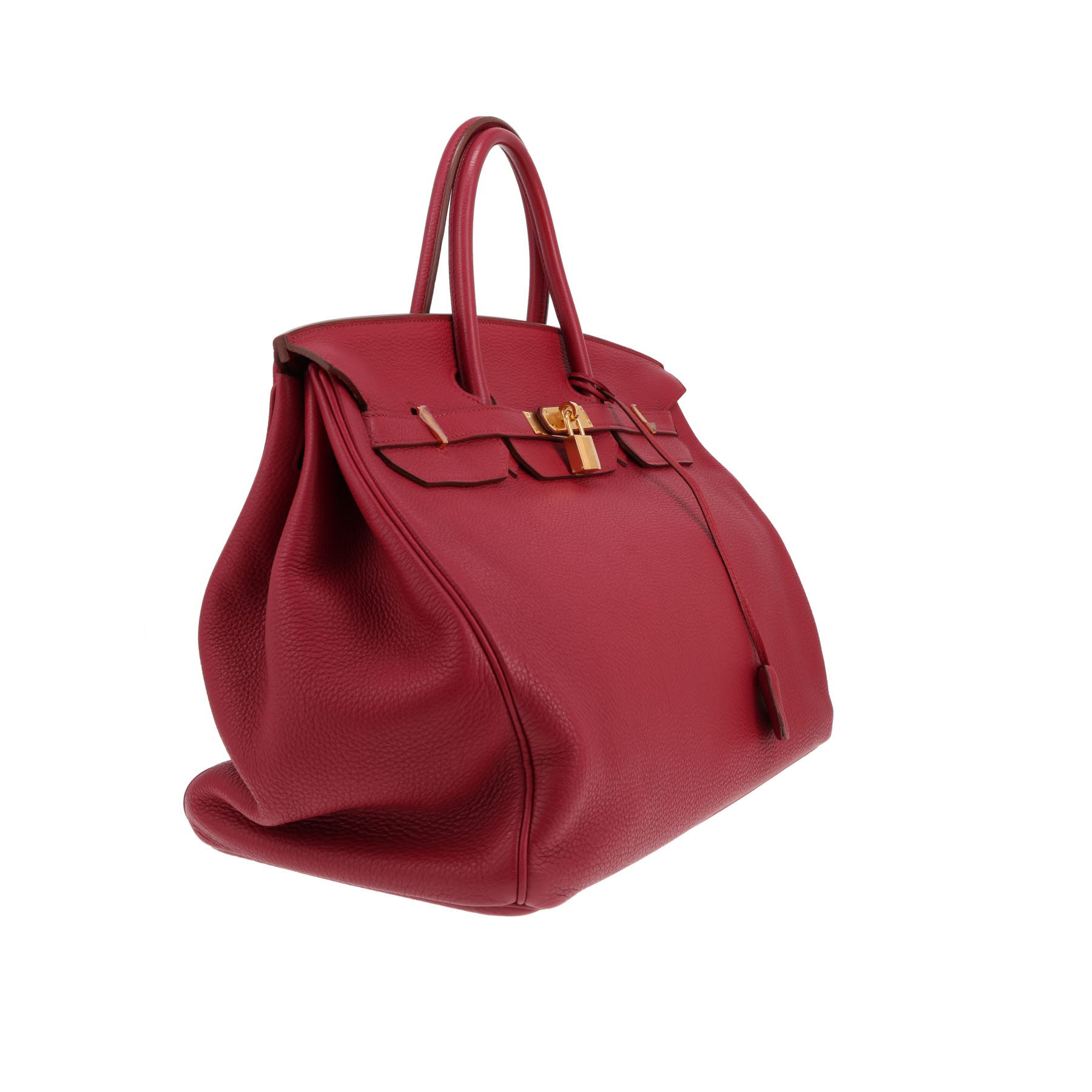 Hermès Birkin 40 cm handbag in Togo leather, Rosewood colour