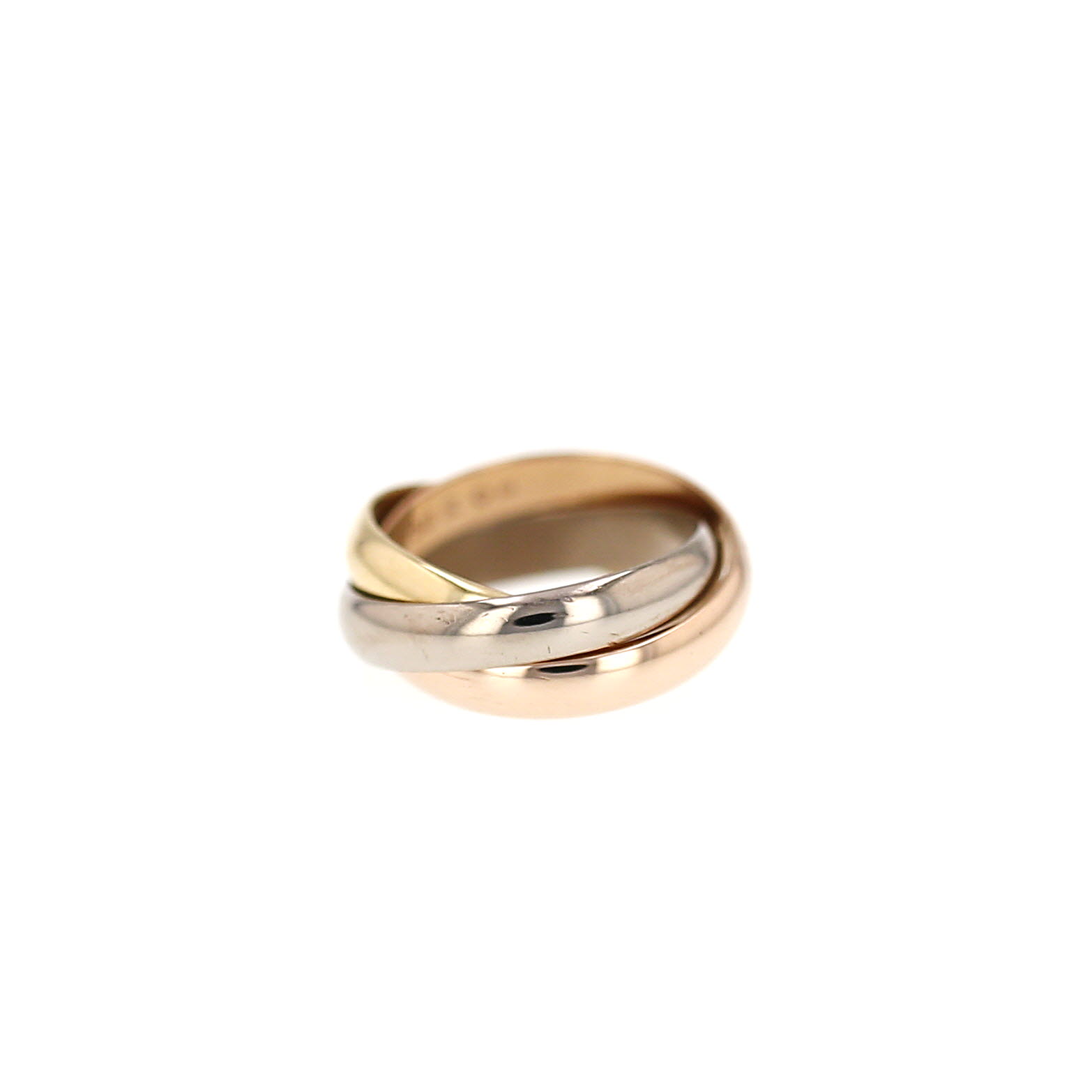 Bague Cartier Trinity moyen modèle en 3 ors